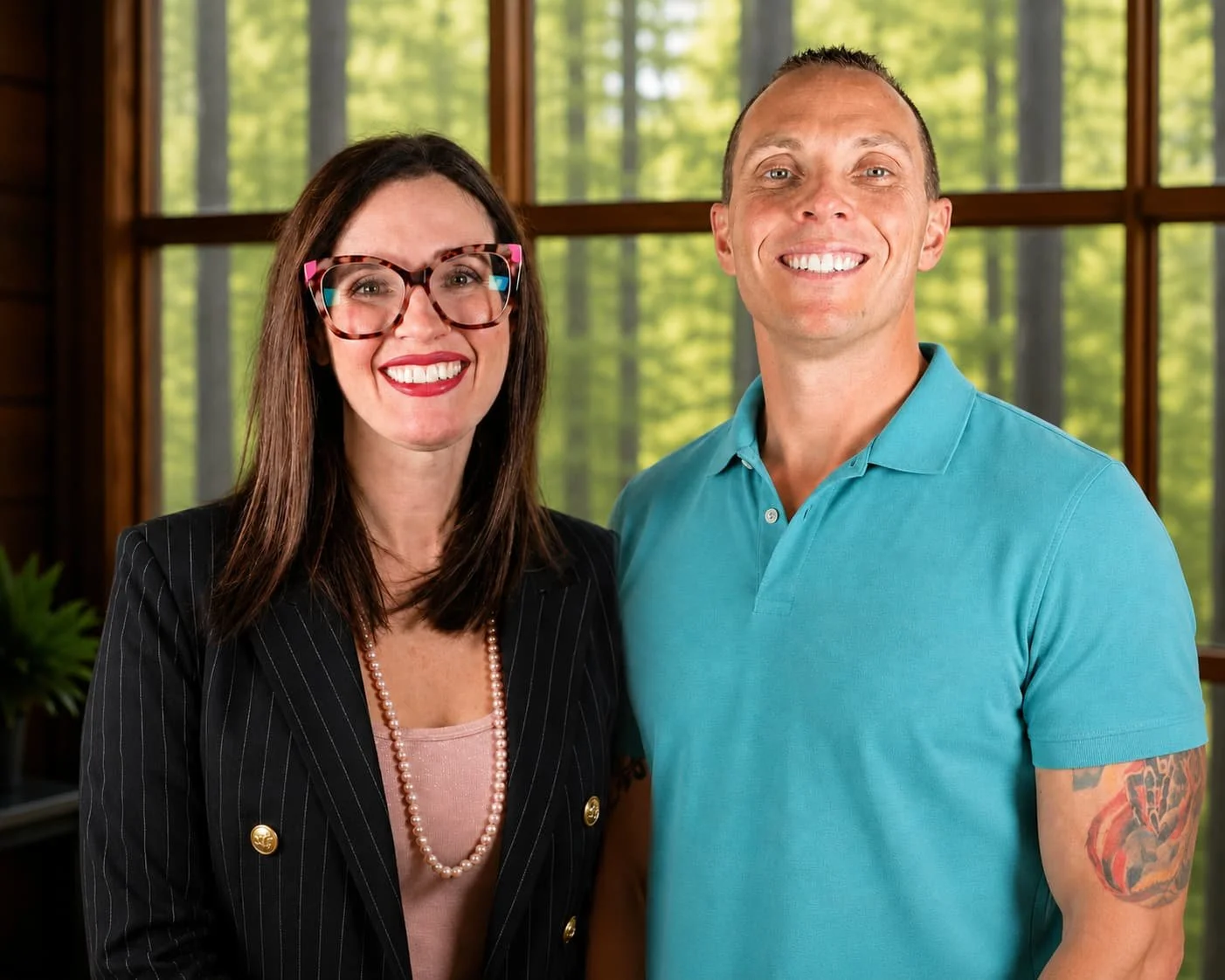 Ashley and David Lundberg, co-founders of Awaken Financial Designs, a Veteran and Woman Owned flat-fee fiduciary financial planning firm in Cary, North Carolina