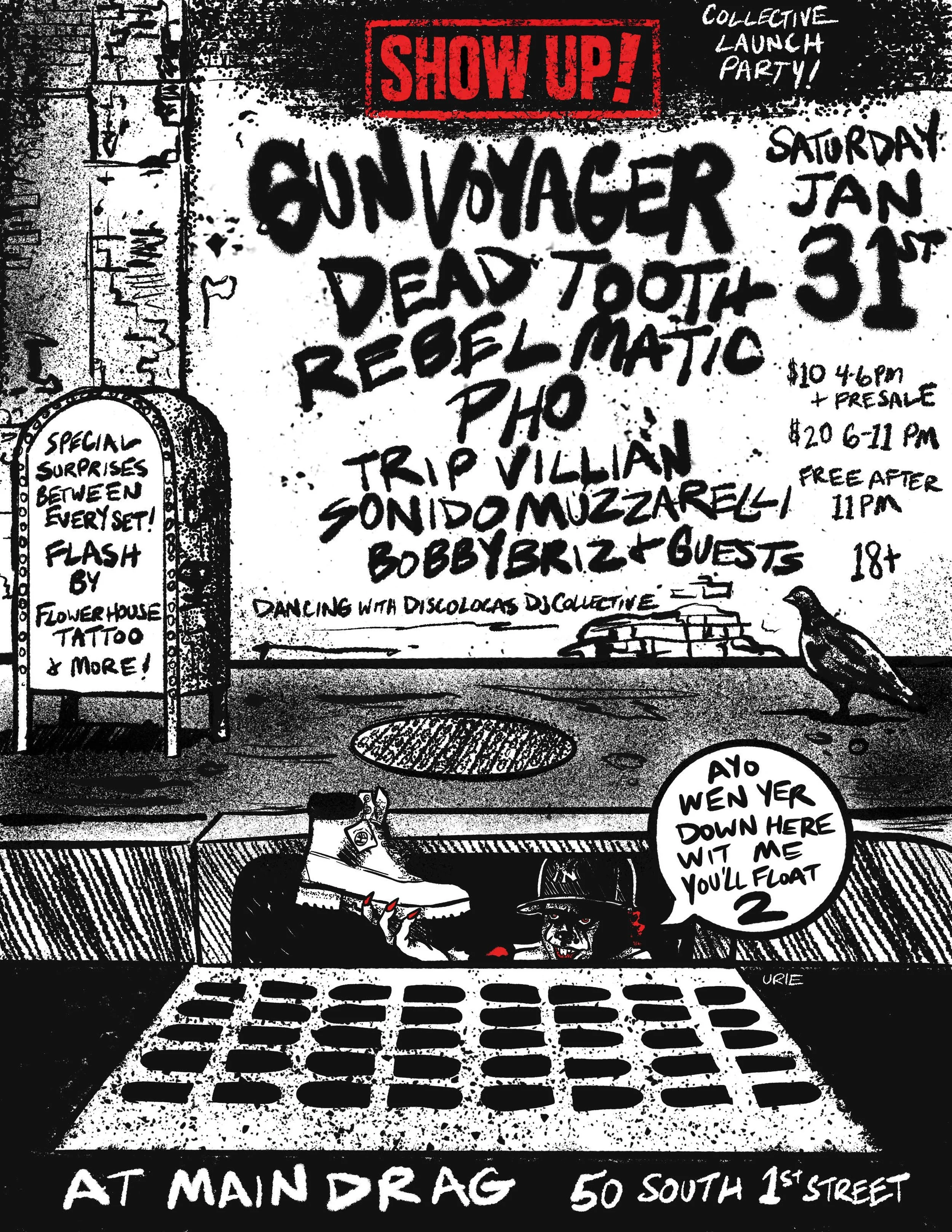 Wildflowers! Liv and Marlena are tattooing flash at Main Drag Music!