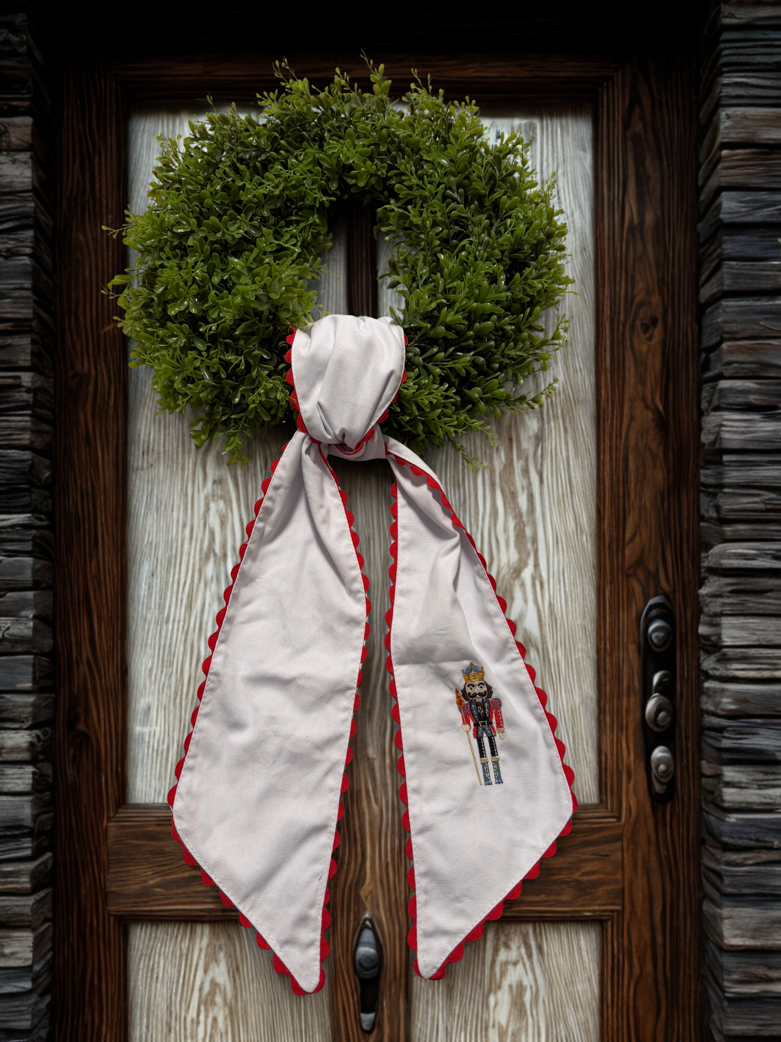 nutcracker wreath sash
