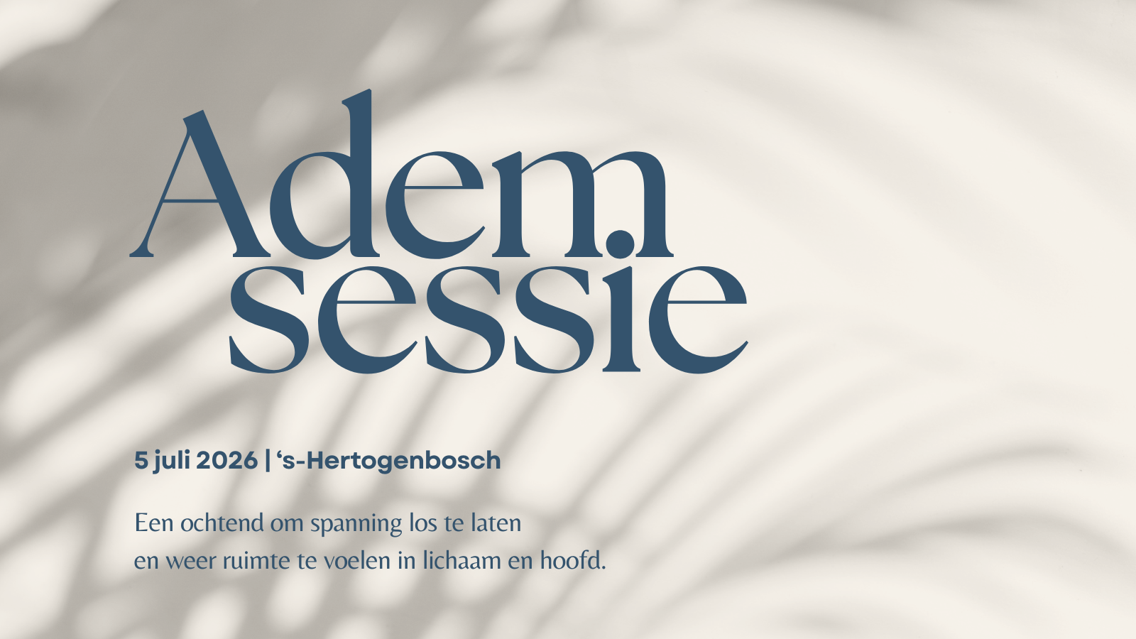 Begeleide ademsessie