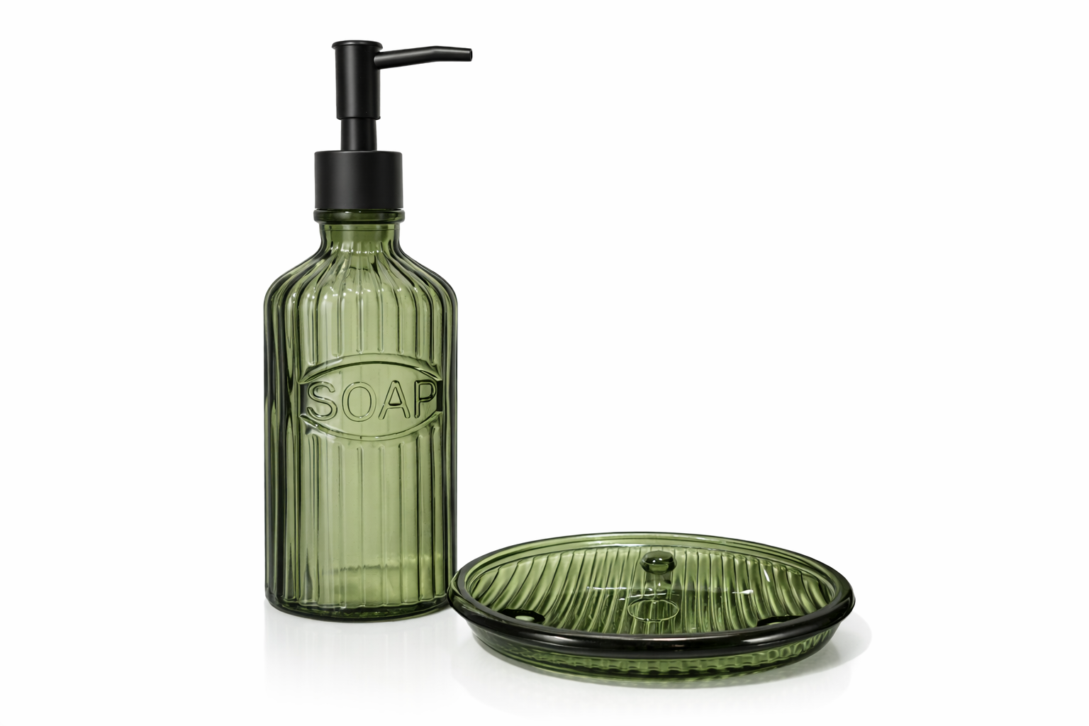 Vintage Apothecary Glass Set