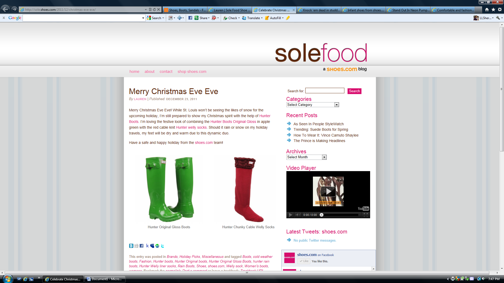 Soul Food Blog article