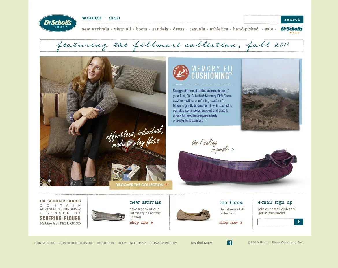 Dr. Scholl's HP feature