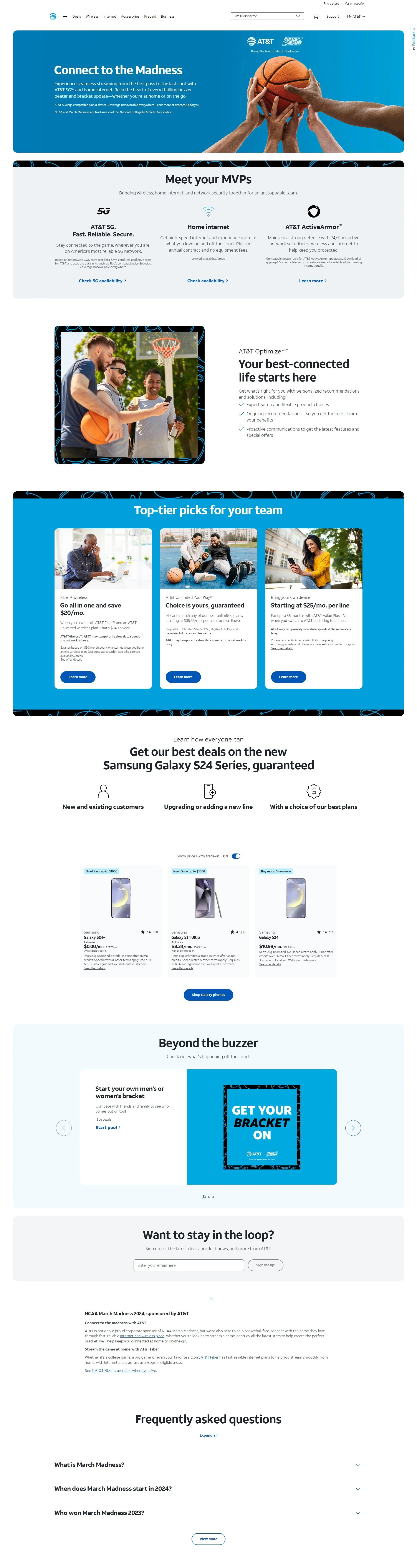 March Madness campaign