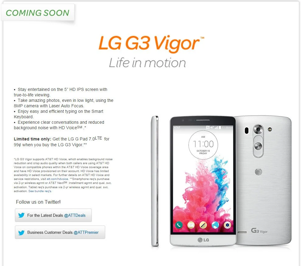 Device launch coming soon landing page