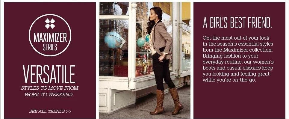 Naturalizer trend web banners