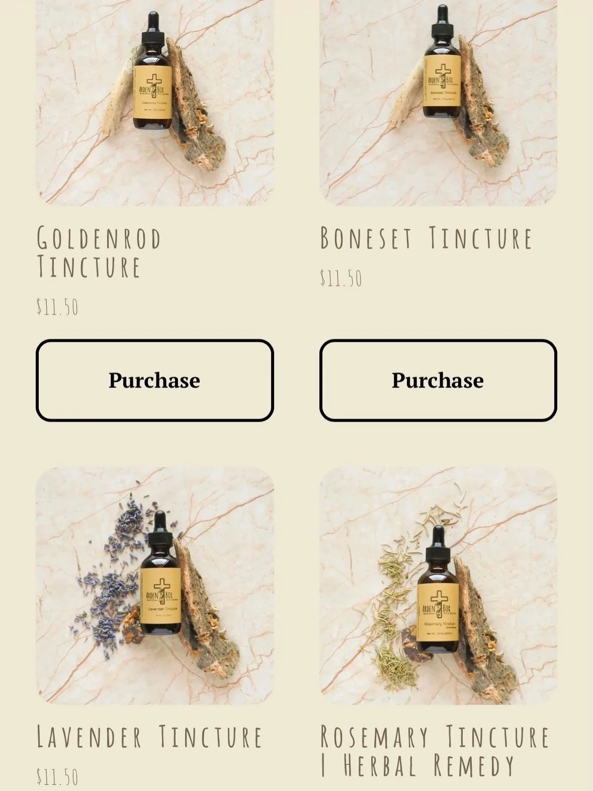 We may have ghosted your feed&hellip; but we&rsquo;ve been busy brewing a little herbal magic ⚘

Fresh tinctures are here and ready for your cabinet &mdash; goldenrod, boneset, lavender, and rosemary ⊹
Small batches. Earth-grown. Made with love.

Tap