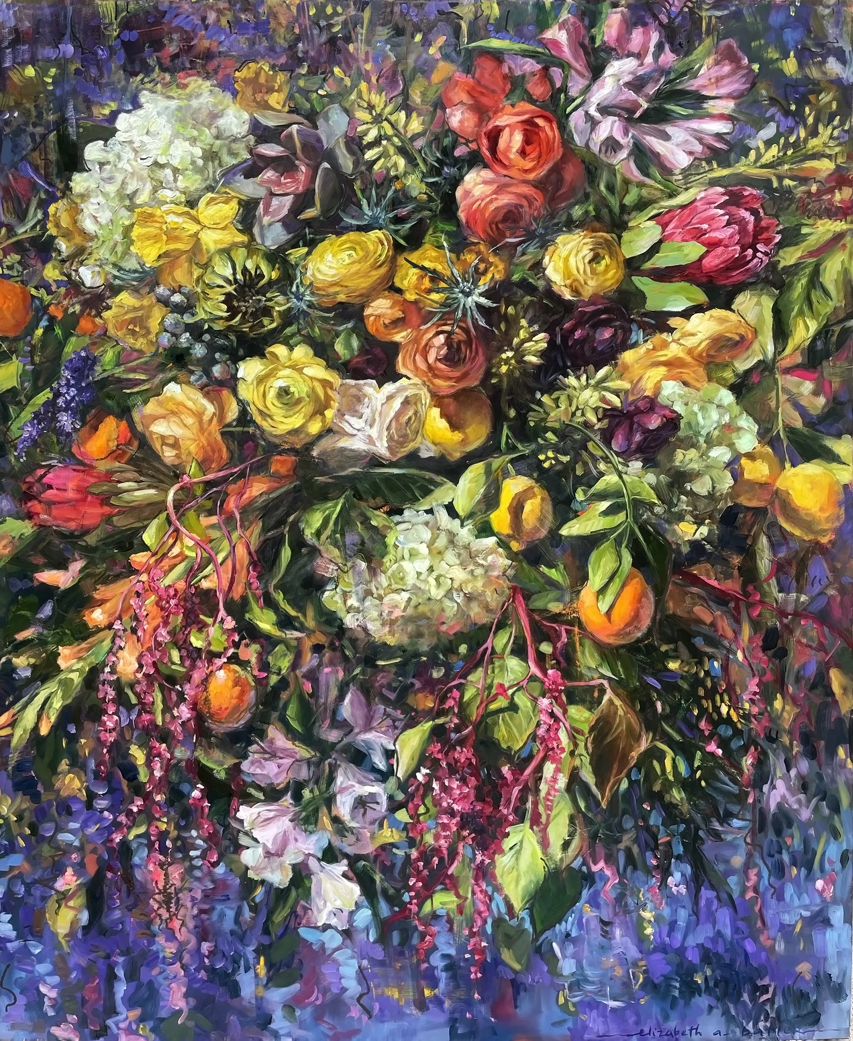 "Superabundance"  oil on wood panel  48" x60" *sold