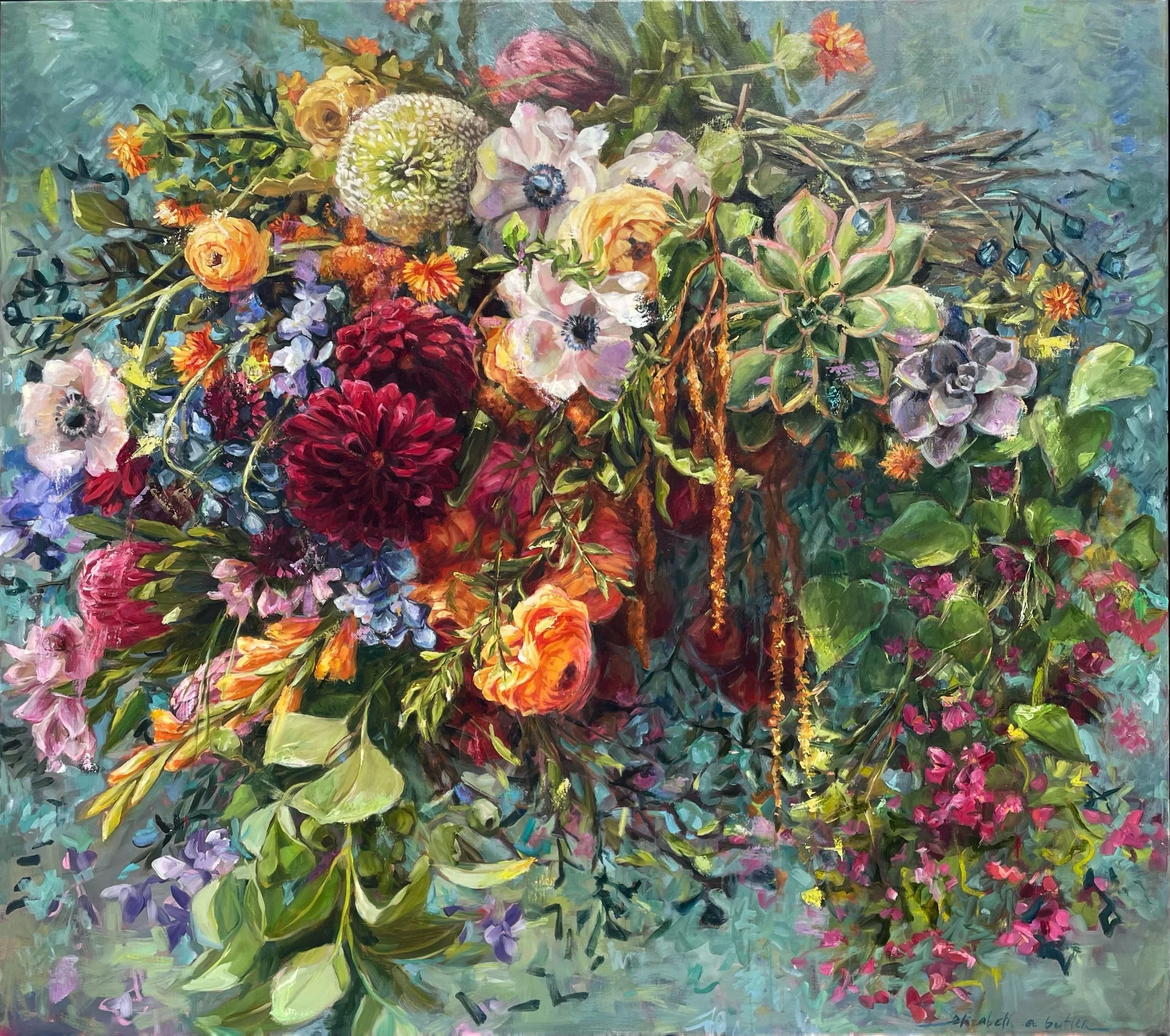 Reverence/ The Altar| oil on canvas | 48"x54". *sold