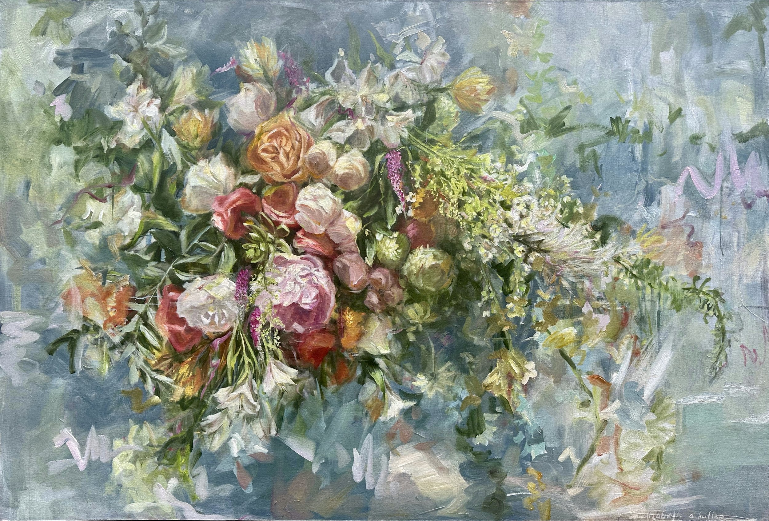 "The Embrace" 48"x72" oil on canvas| available through elizabethbutlerfineart.com/originals