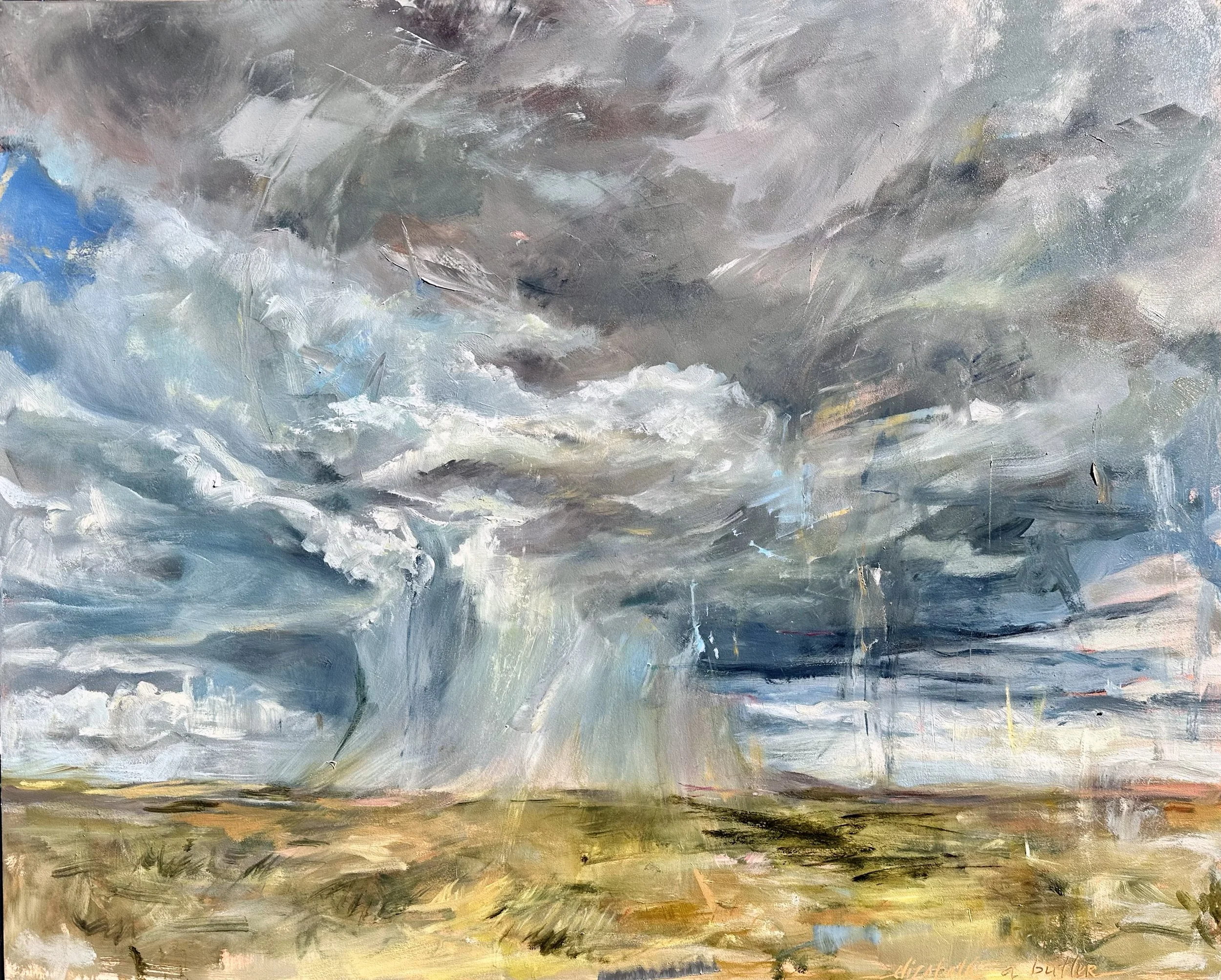 "Monsoon Season" oil on wood panel 24" x30" *sold