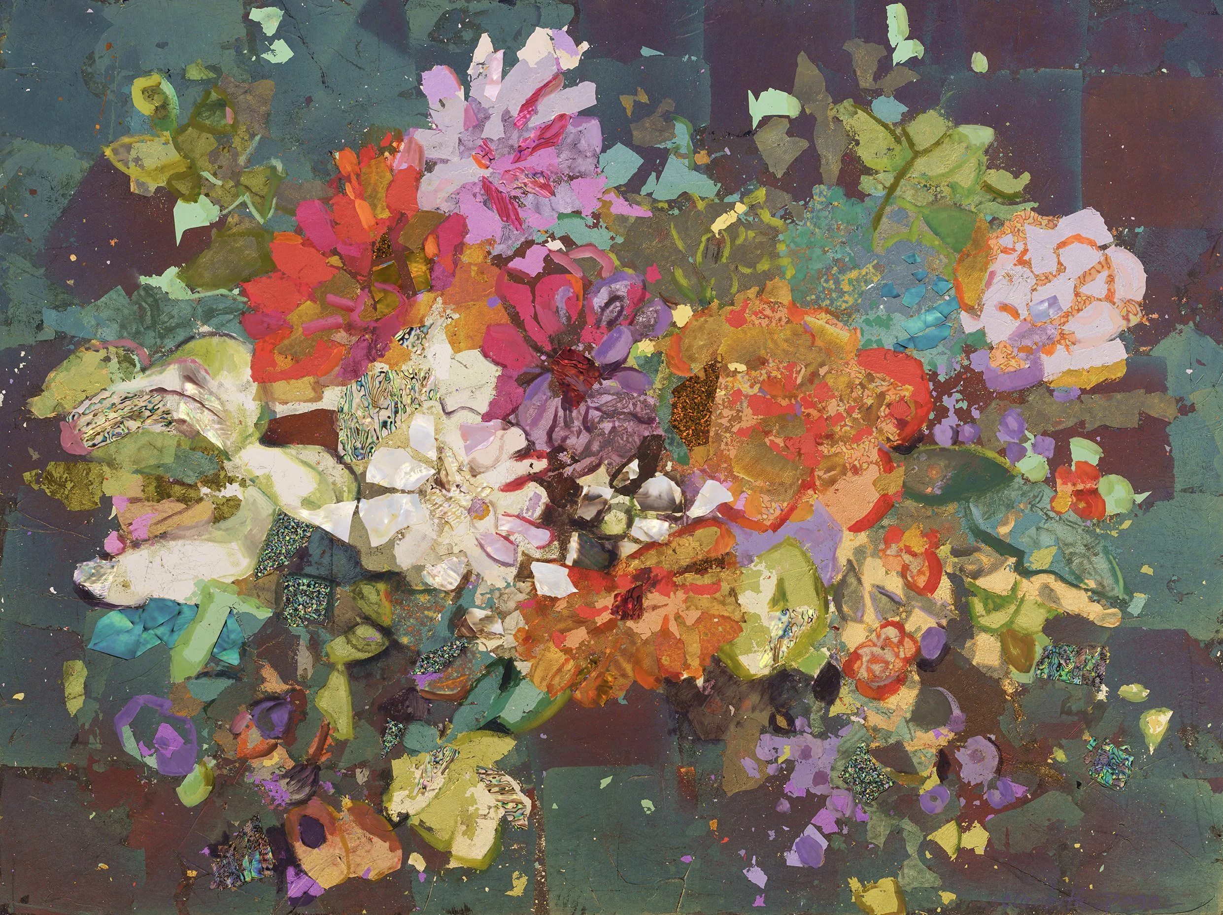 In Between Petals | 30x40 in *sold