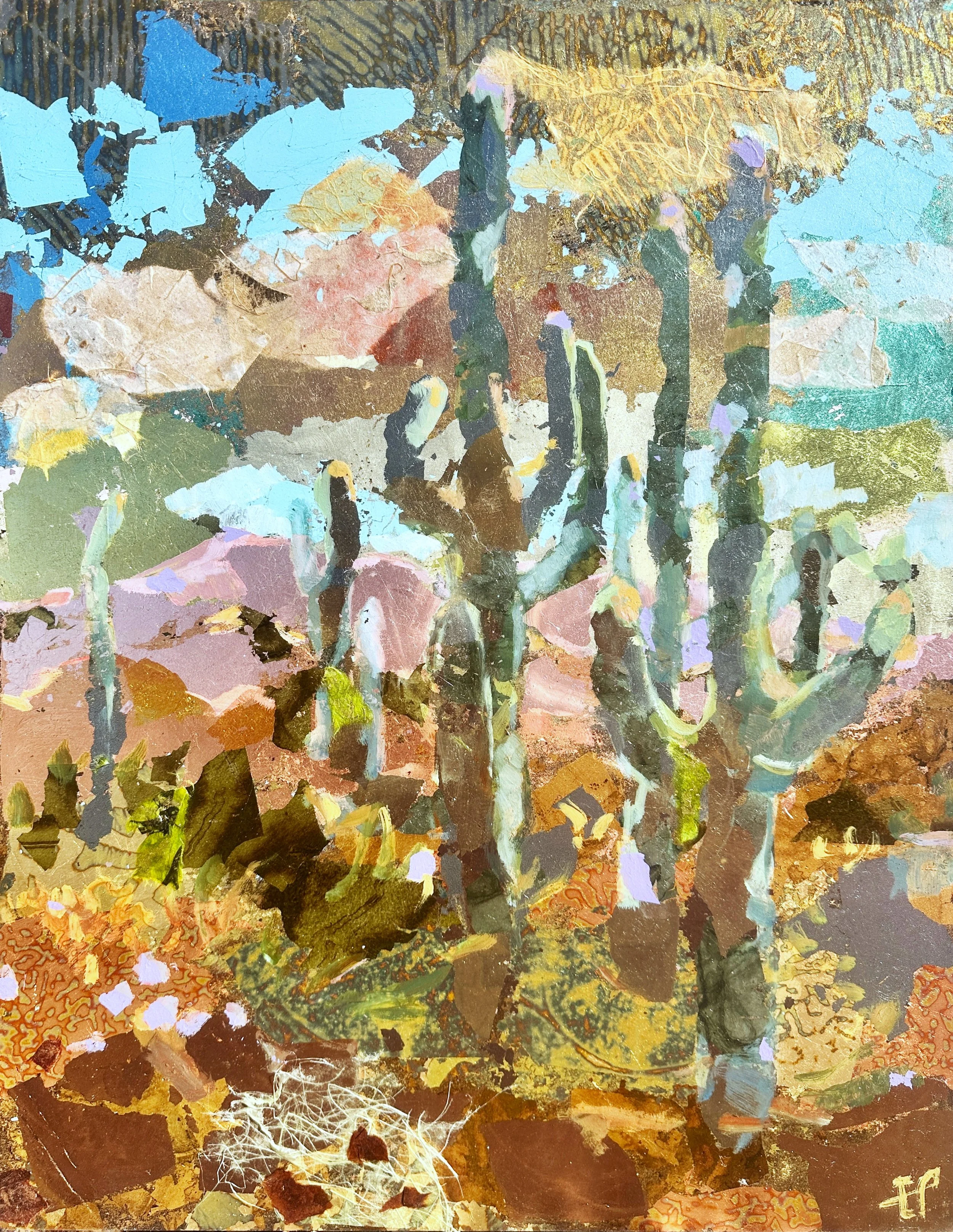 Past The Saguaros | 18x24 in