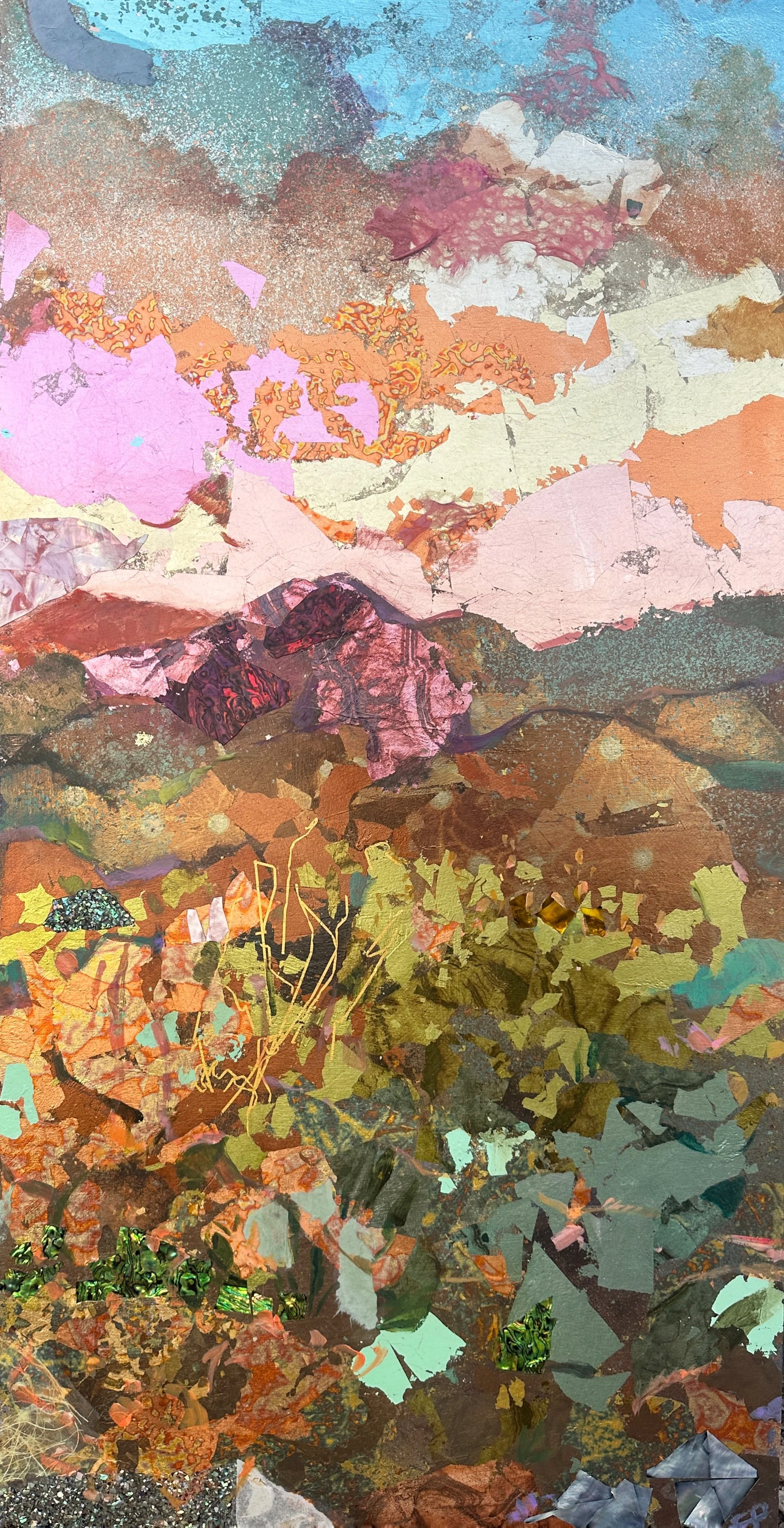 Glass Mountains Powder Sky | 18x36 *sold