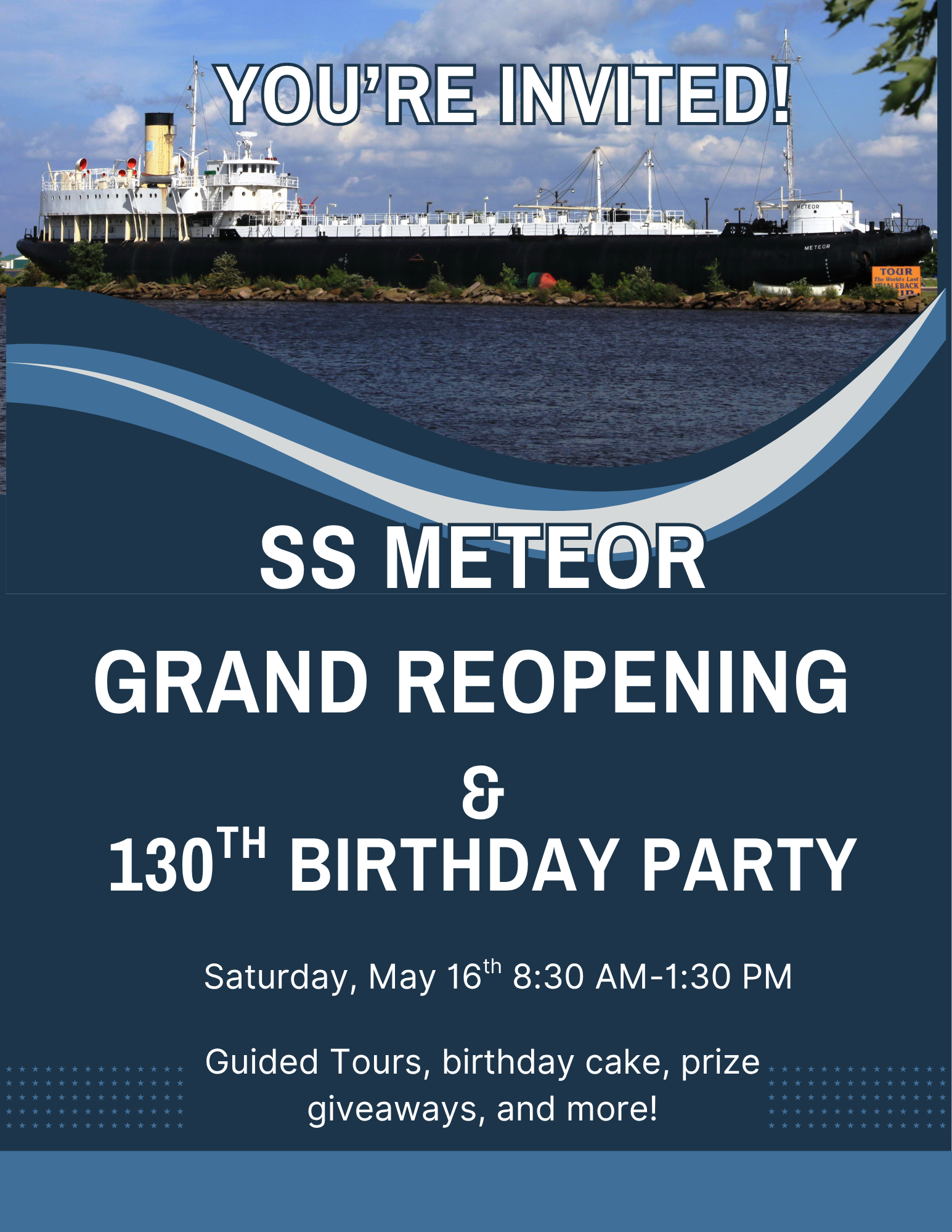 SS Meteor's 130th Birthday Party