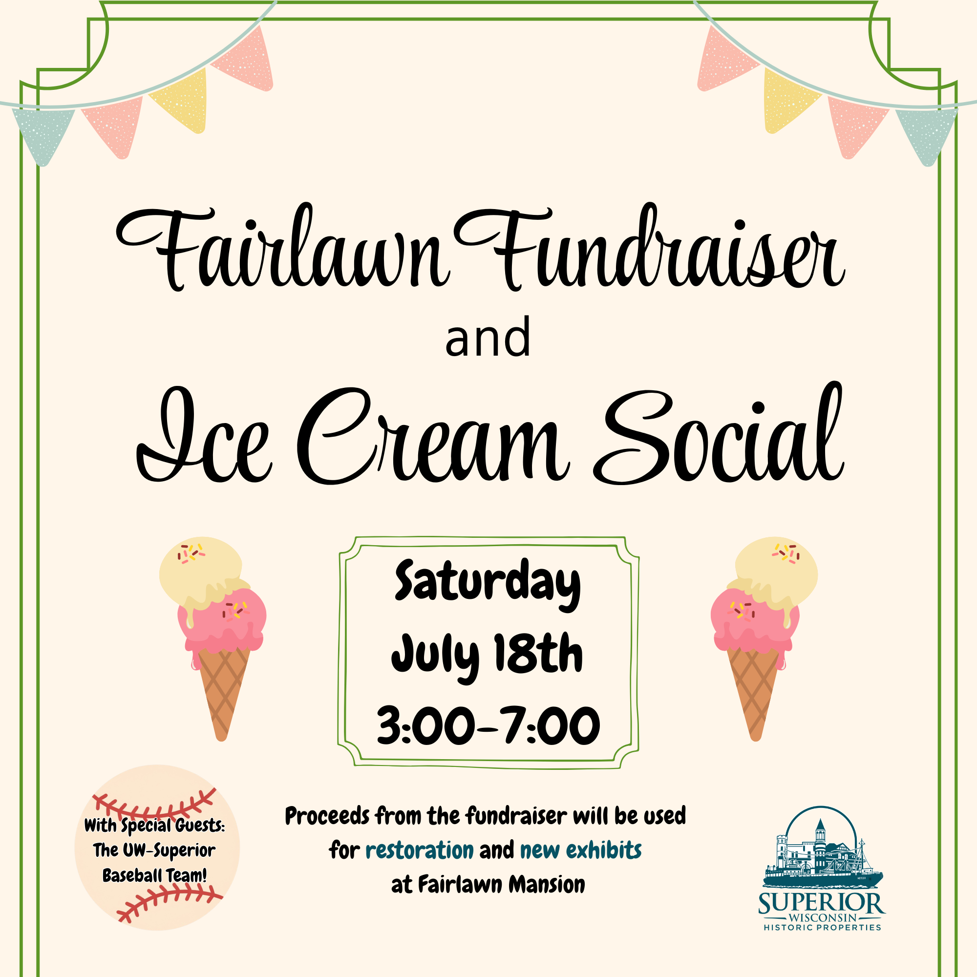 Fairlawn Fundraiser & Ice Cream Social