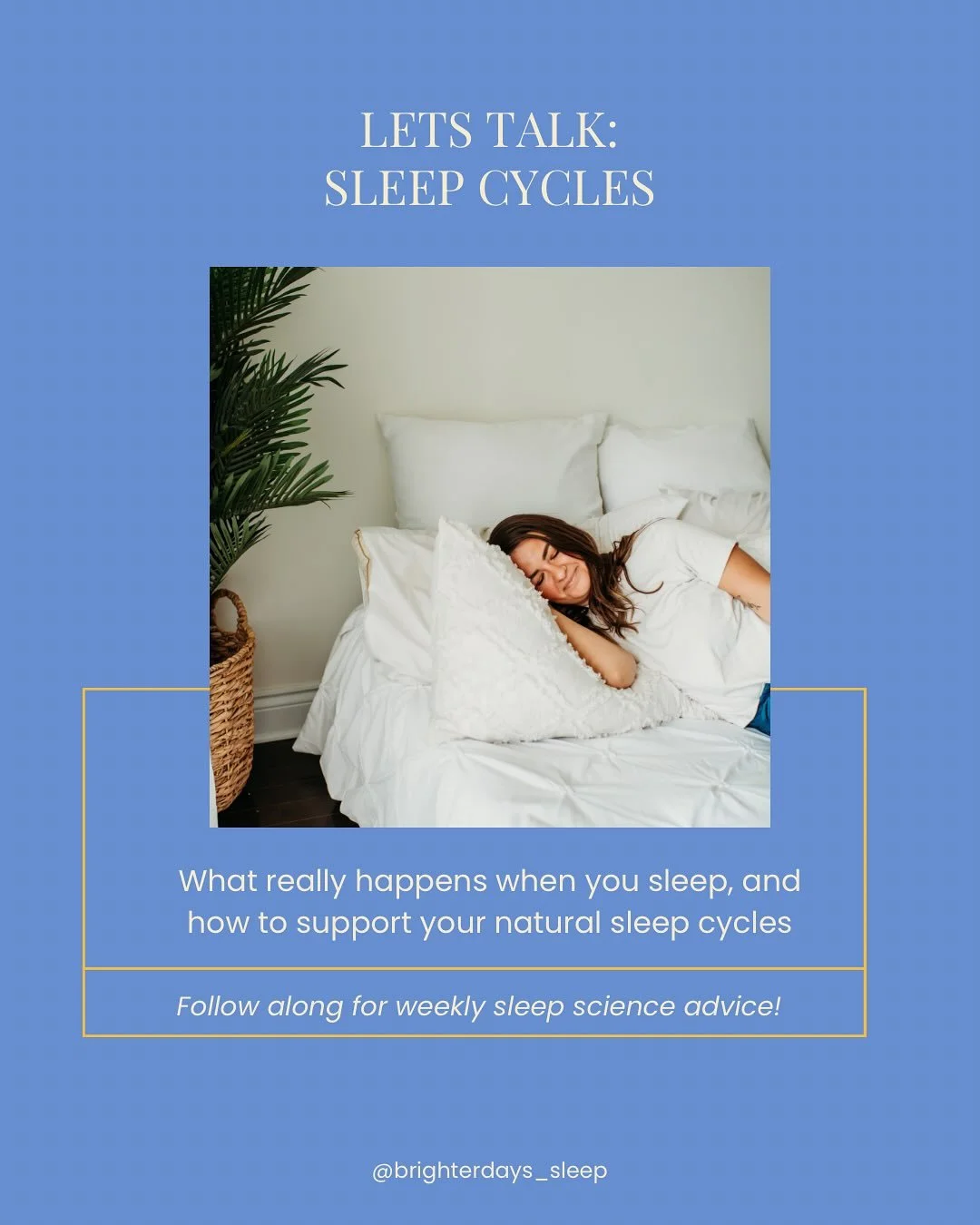 Let&rsquo;s talk&hellip; sleep cycles &mdash; one of the most overlooked parts of sleep science.

Contrary to popular belief, we don&rsquo;t sleep in one long stretch. Our brains move through 90&ndash;120 minute cycles all night, shifting between lig