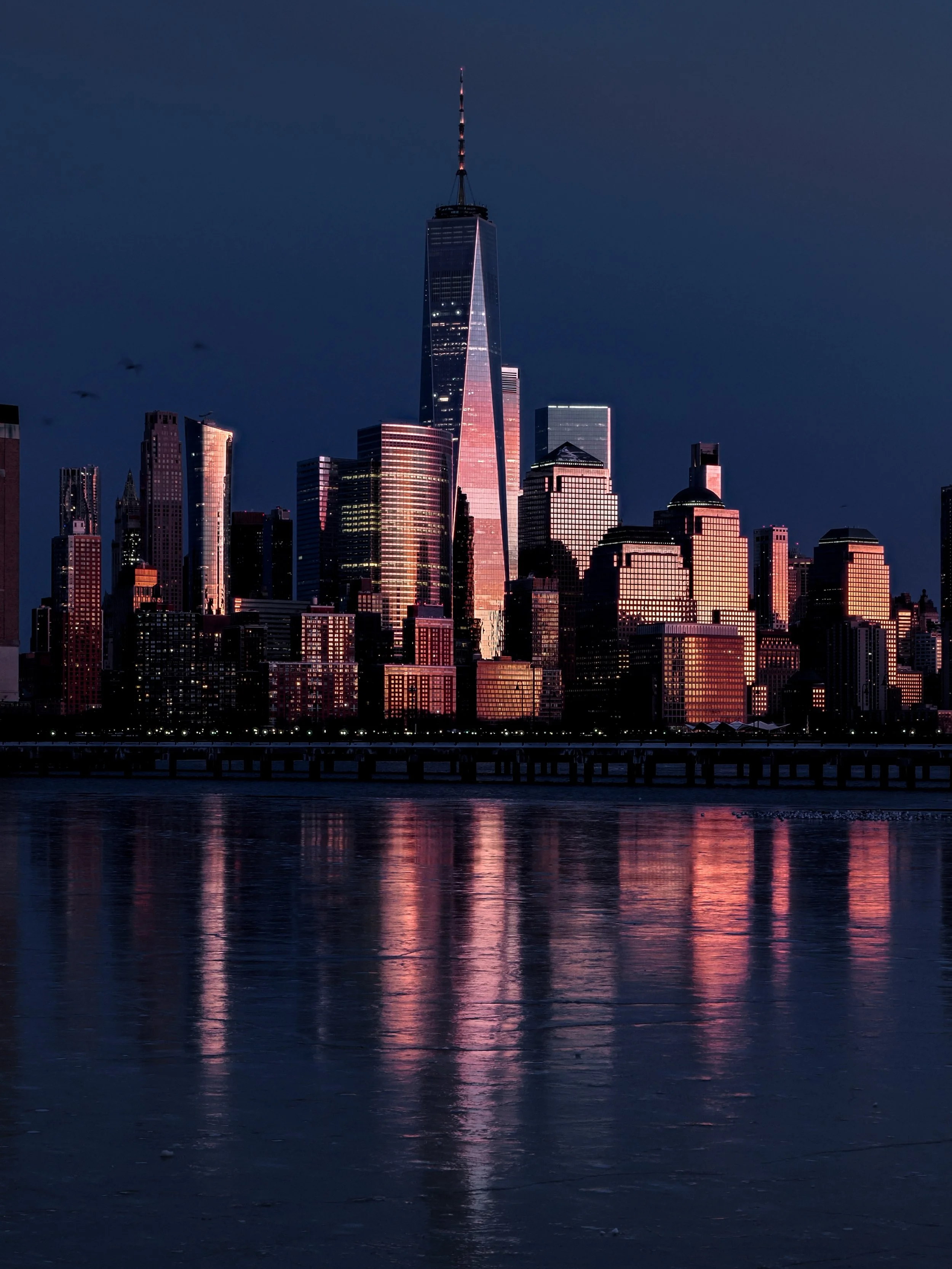 "One World et La Glace" - Jersey City, NJ