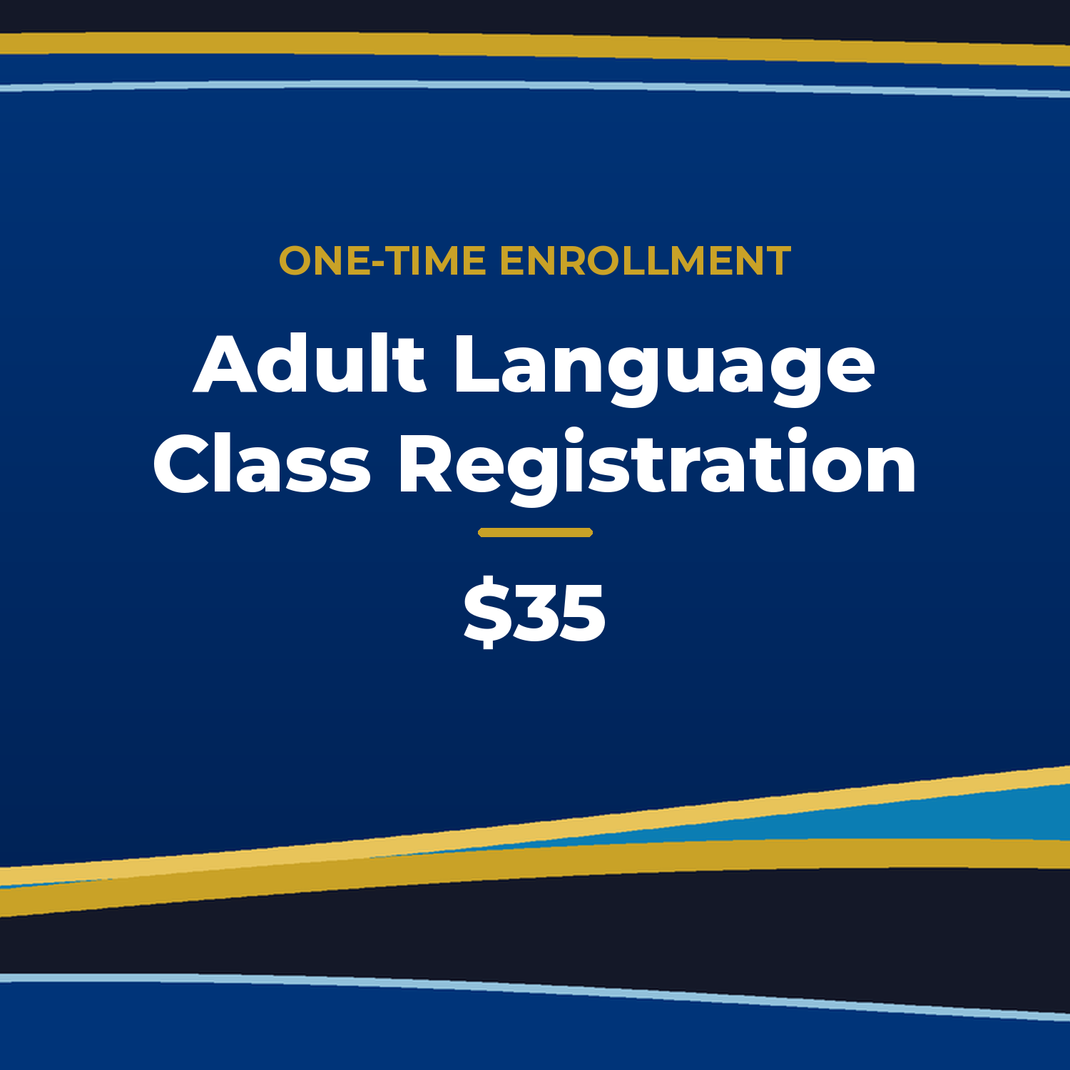 Inscripción en cursos de idiomas para adultos