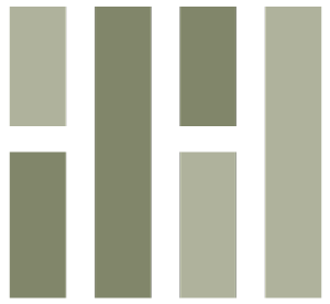 Images de barreaux verticaux noirs et de panneaux de verre gris translucide.