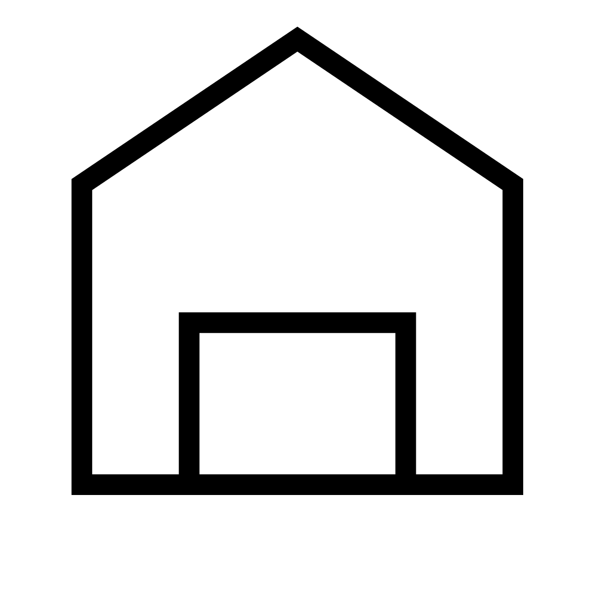 An empty black theater stage with a dark curtain in the background.