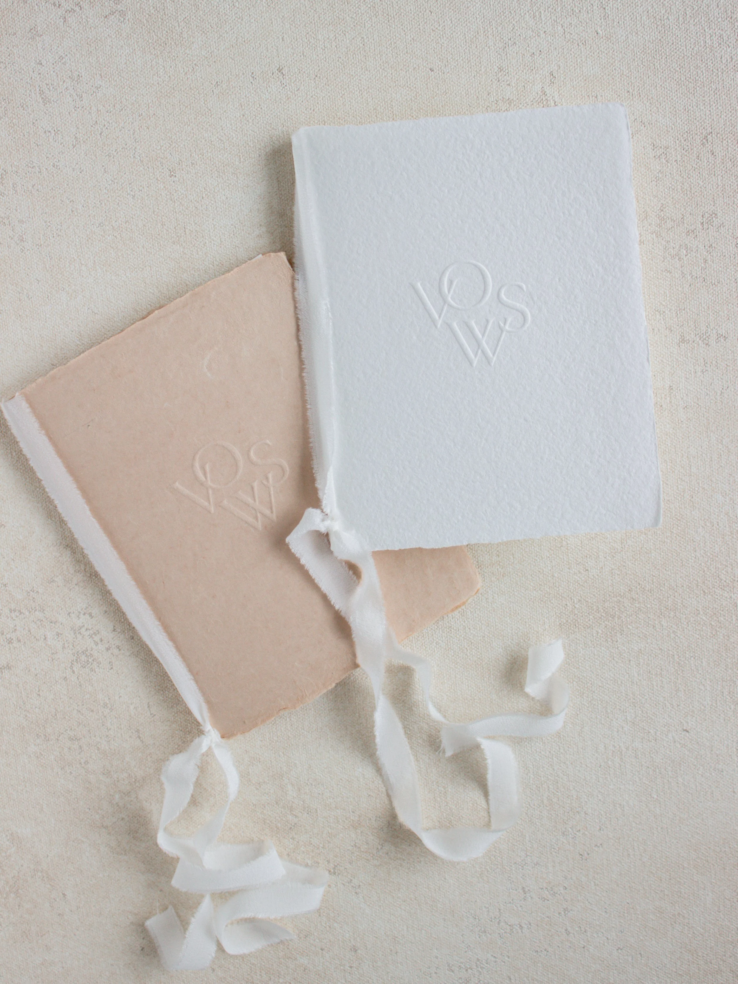 Embossed Vow Book