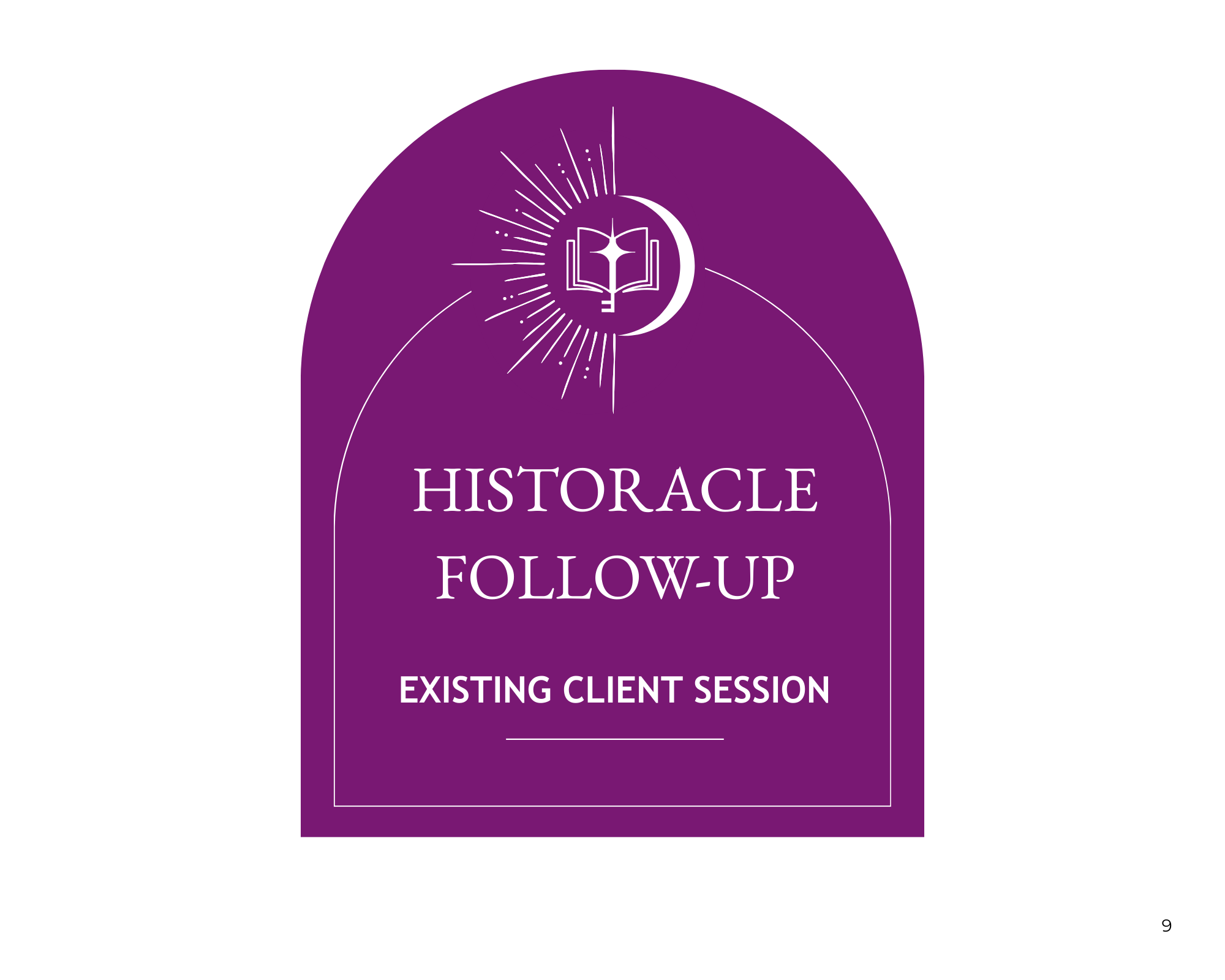 HistorycAle Follow-Up sign for existing clients