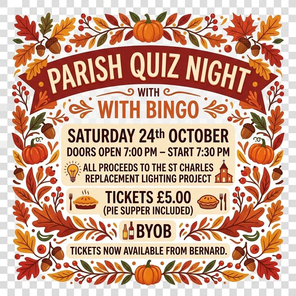 Parish Quiz night with Bingo