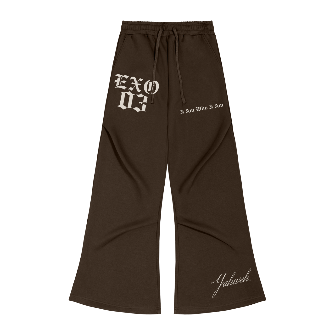 The EXO-03 || Wide Leg Drawstring Sweatpants