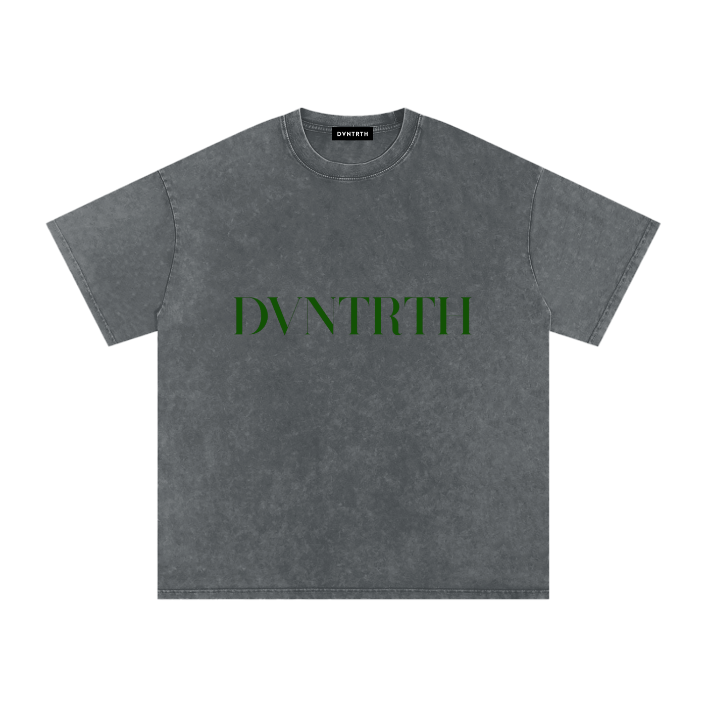 DVNTRTH x Green || Snow Washed Oversized Cotton Tee