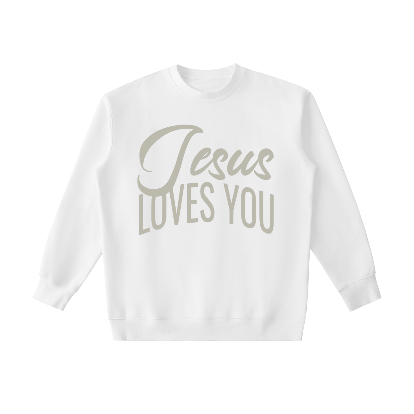 Jesus✞ Loves You || Essential Heavyweight Crewneck Sweatshirt