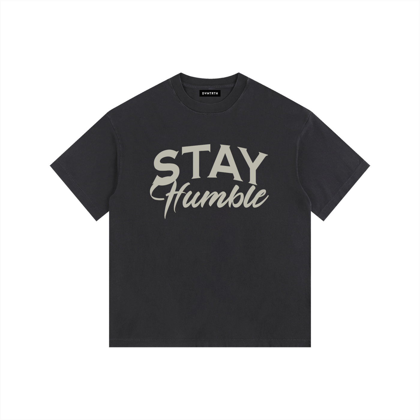 Stay Humble || Vintage Washed Oversized Cotton Tee