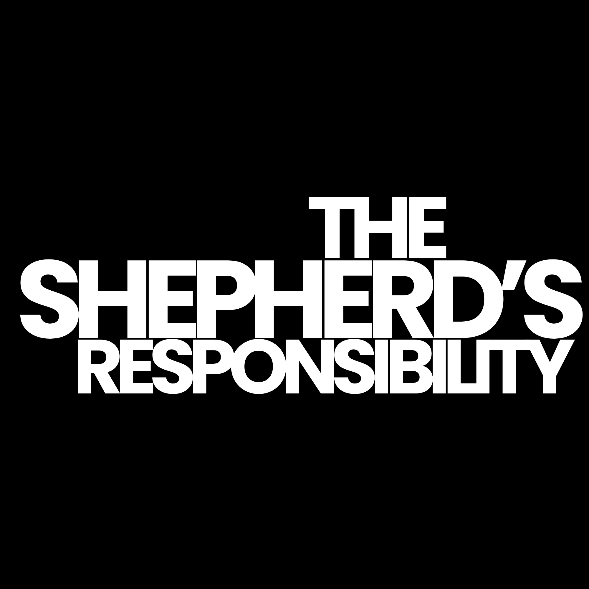 The Shepherd's Responsibility