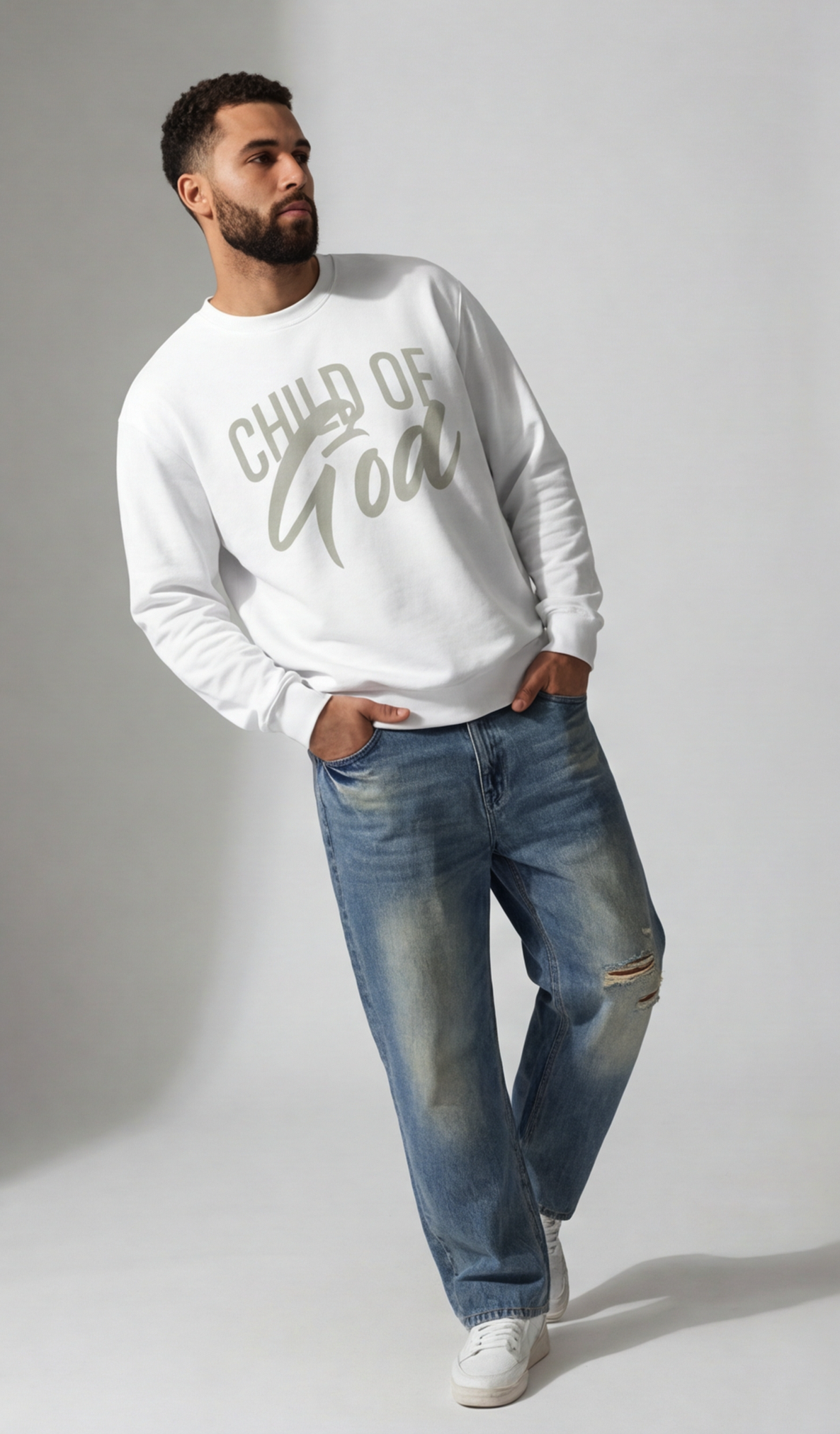 Child of God || Essential Heavyweight Crewneck Sweatshirt