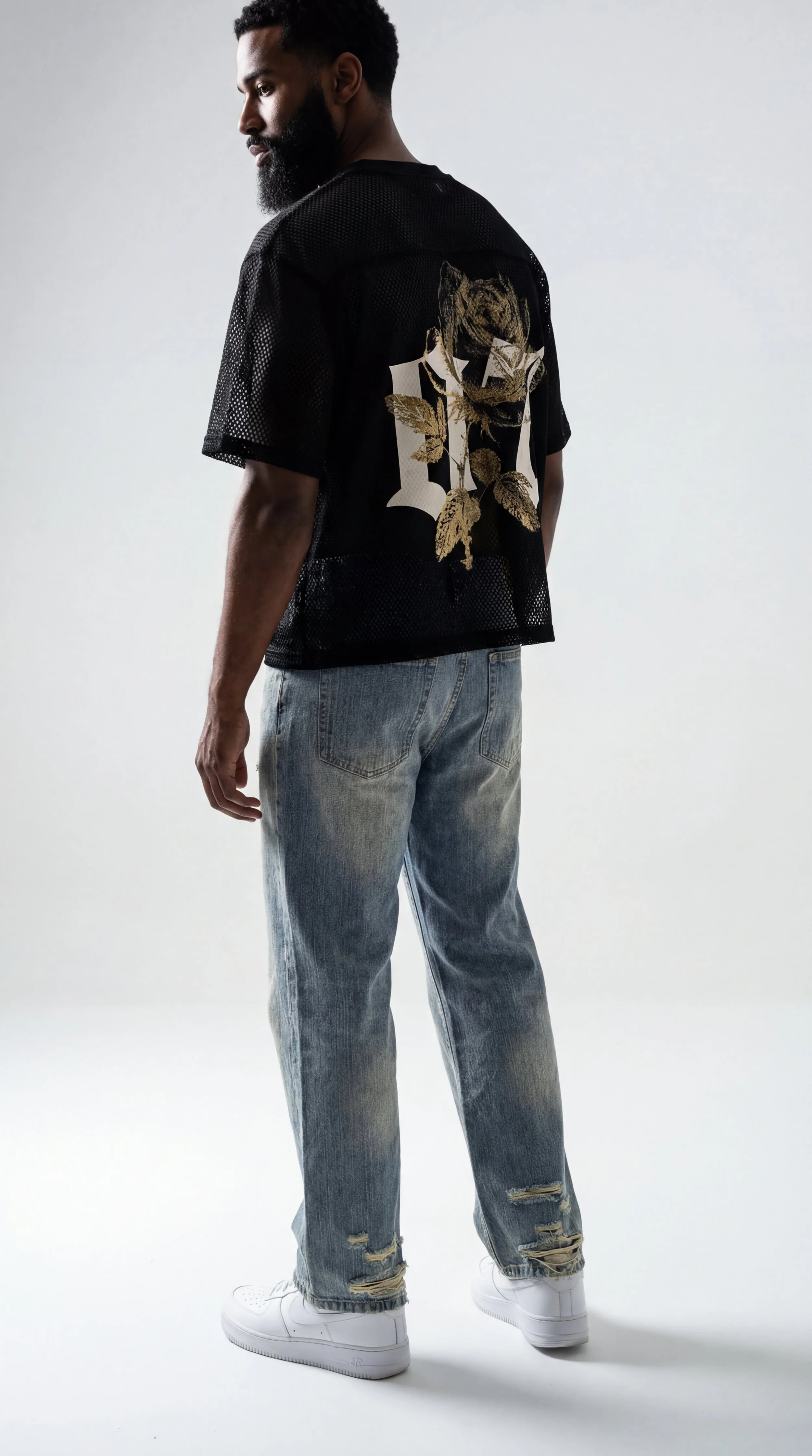 DVNTRTH x Cross || Mesh Performance Boxy Tee