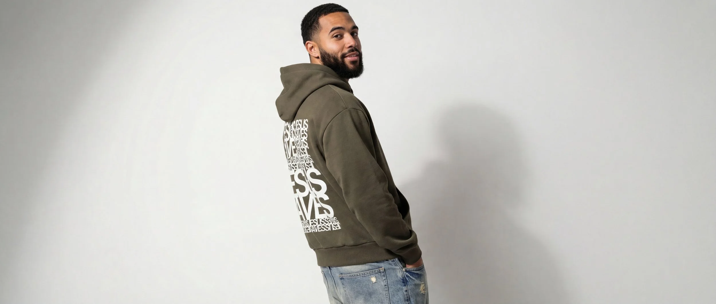 JESUS SAVES x CROSS || Essential Heavyweight Fleece Hoodie