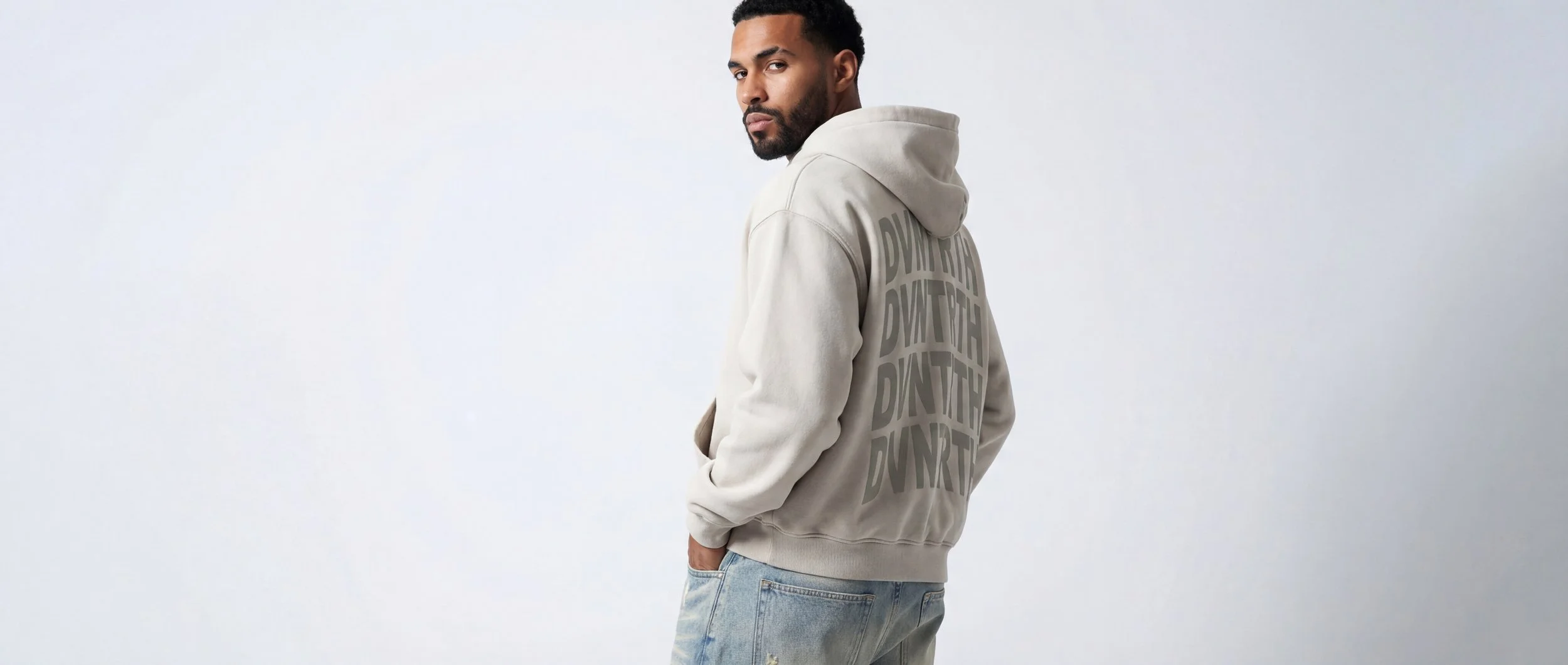 DVNTRTH 4x || Zip-Through Boxy Fleece Hoodie