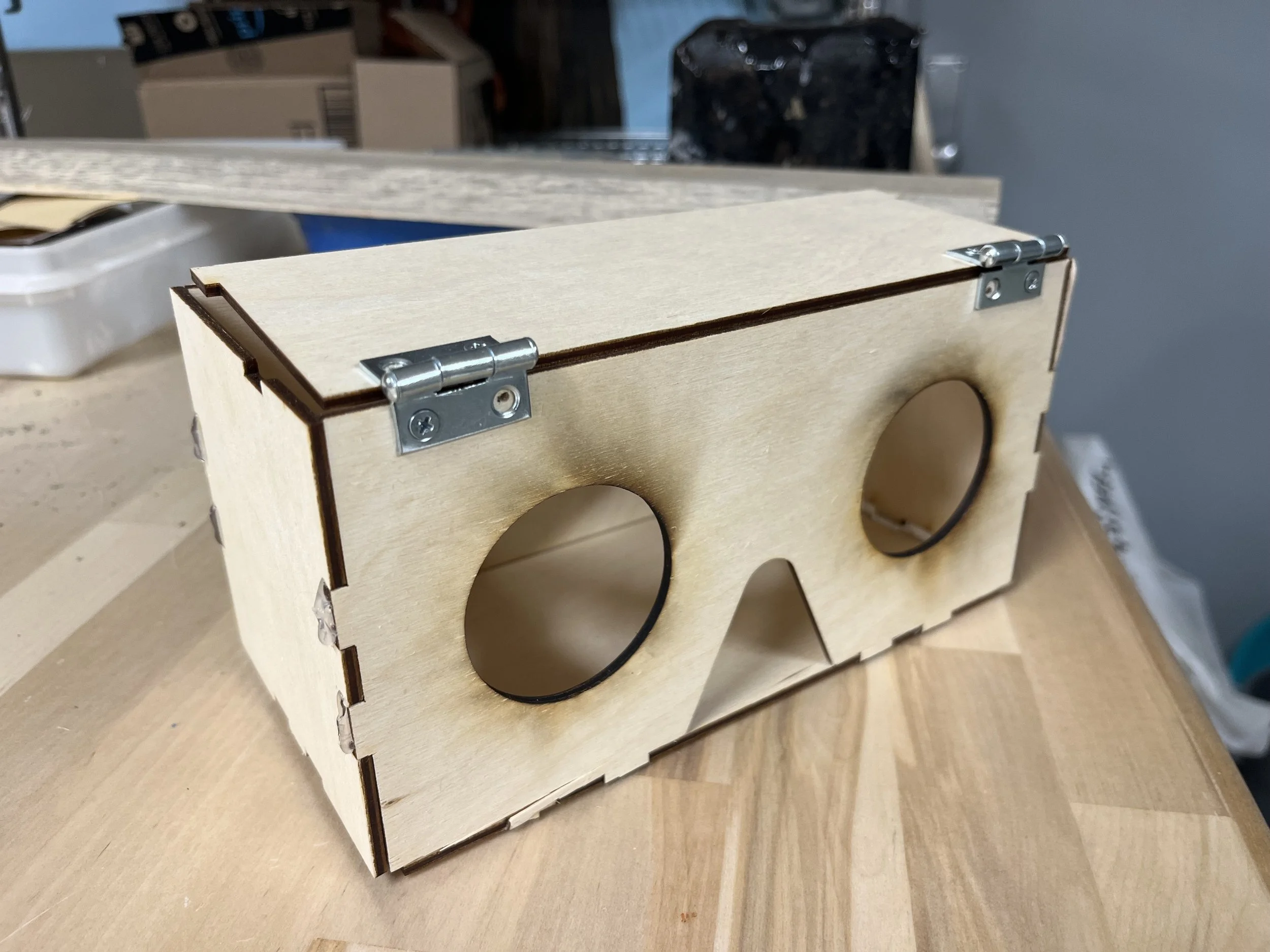 Experimenting with different materials