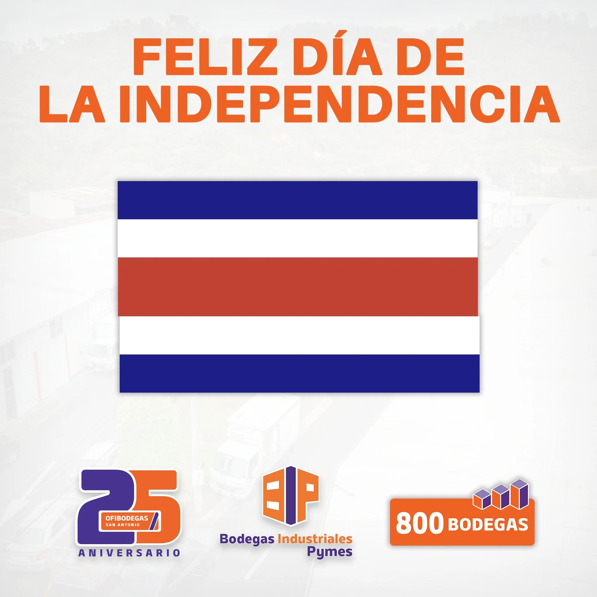 &iexcl;Desde 800bodegas y nuestros socios, les deseamos un feliz d&iacute;a de la independencia!

🇨🇷🇨🇷🇨🇷

🟠🟠🟠

Cont&aacute;ctenos:
● https://800bodegas.com
● info@800bodegas.com
● Tel: 800Bodegas (800-263-3427)
● Whatsapp: +506 2276 3737 (wa