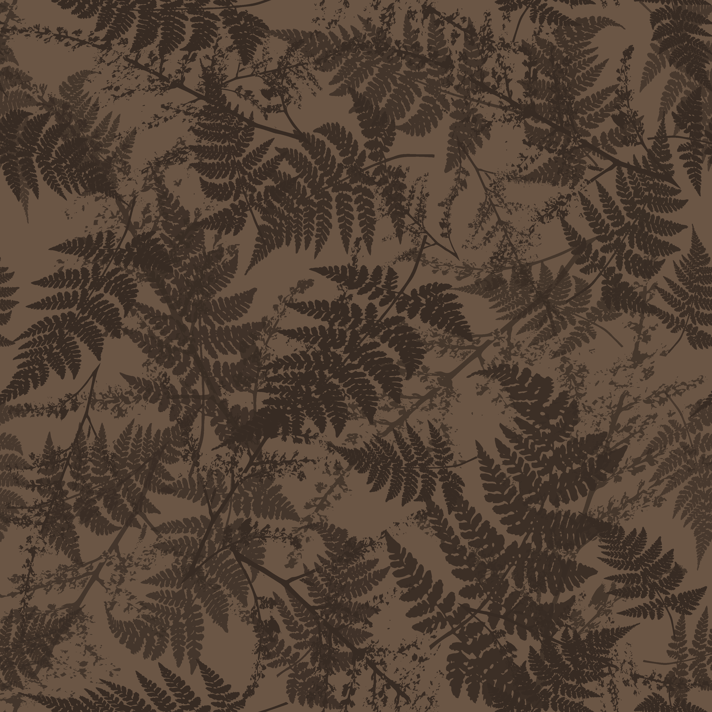 Woodland Ferns — Tonal Brown.png