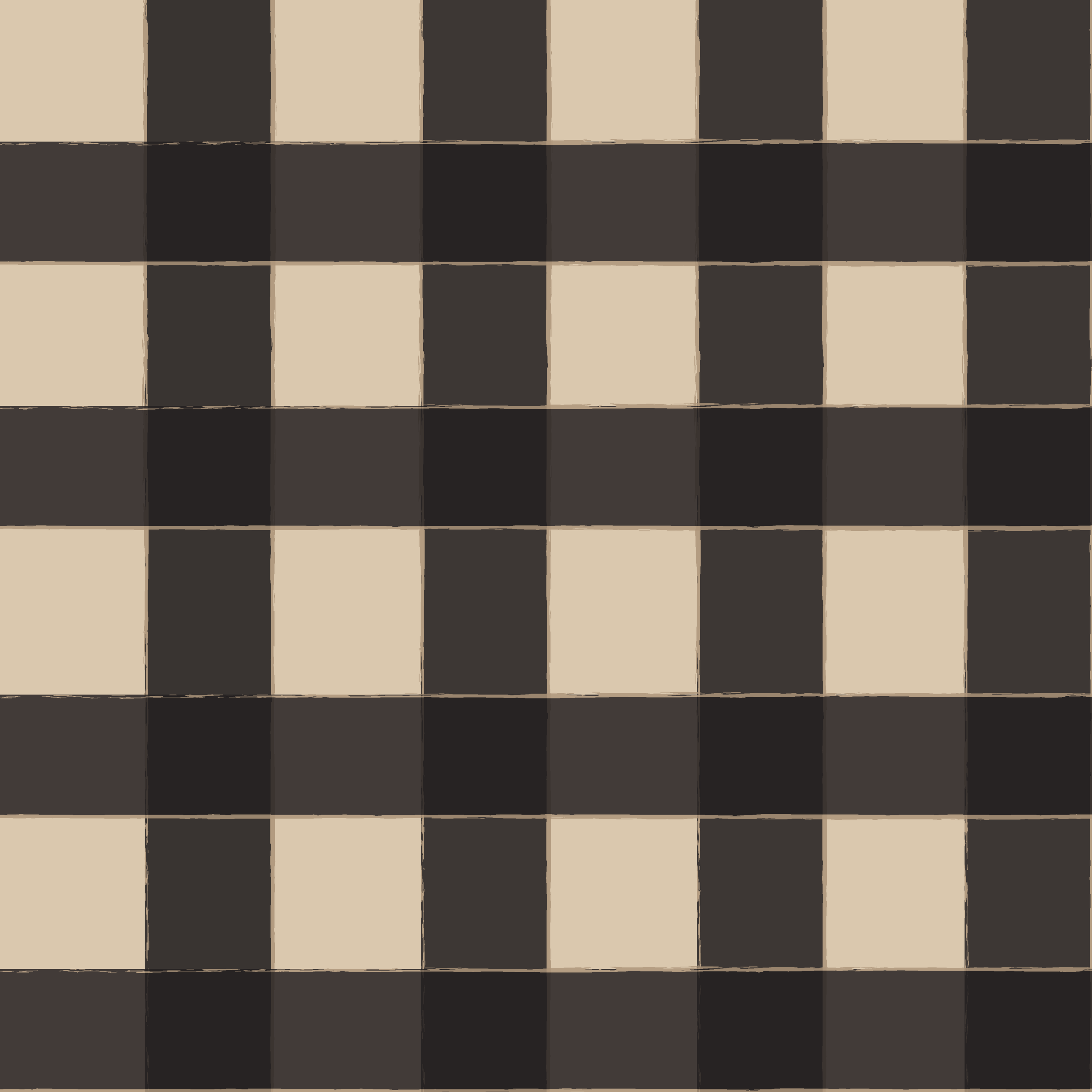Farmhouse Check — Chocolate Brown + Cream.png