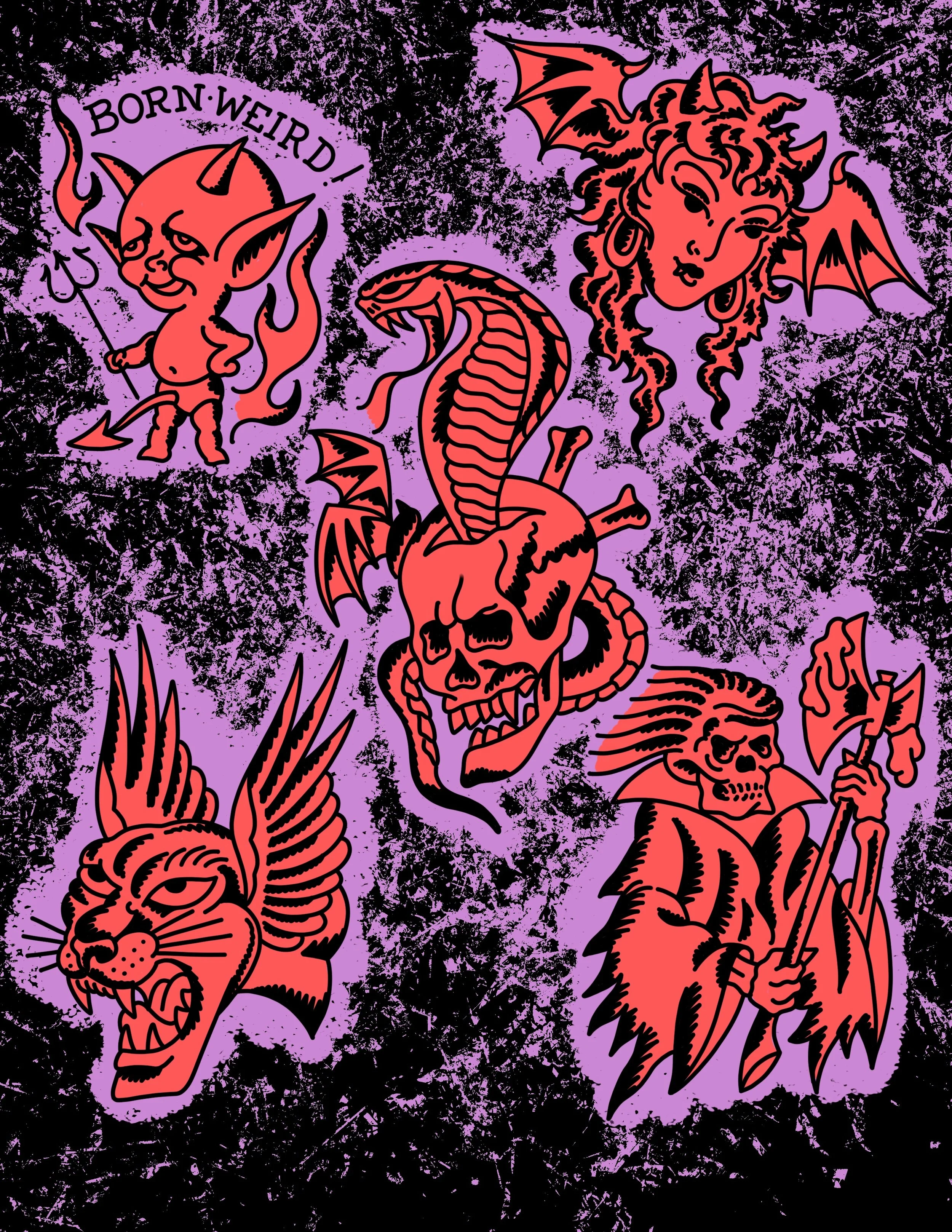 Tattoo flash NOLA