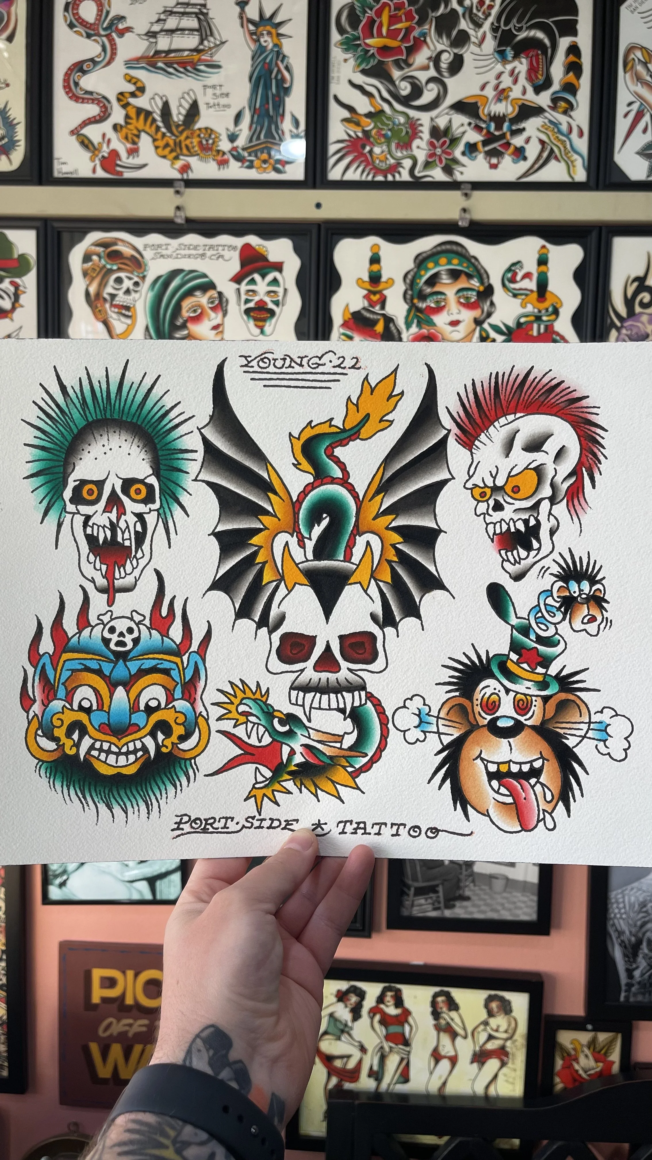 San Diego tattoo artist Jeff Young