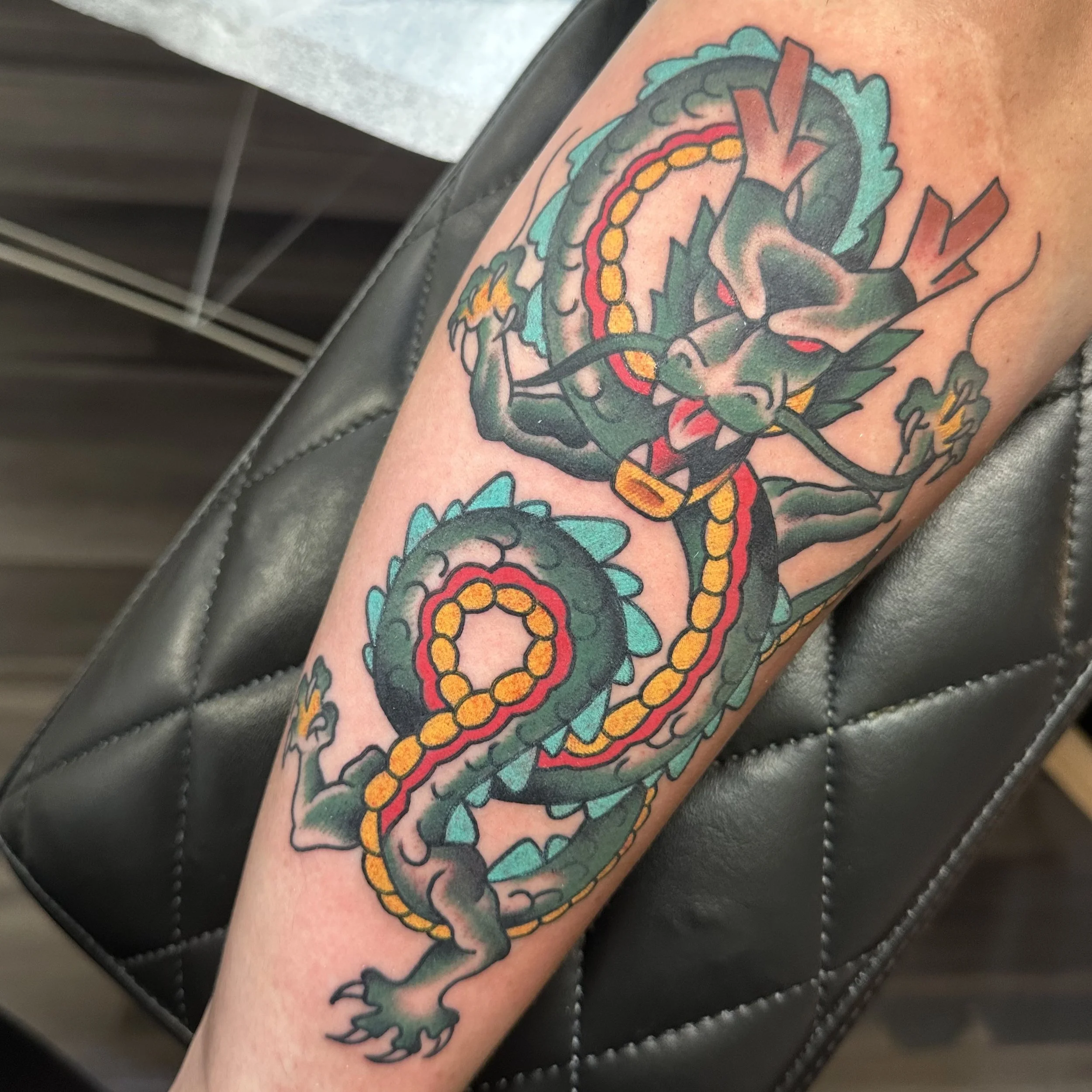 Dragon ball a tattoo my Jeff Young in San Diego, CA