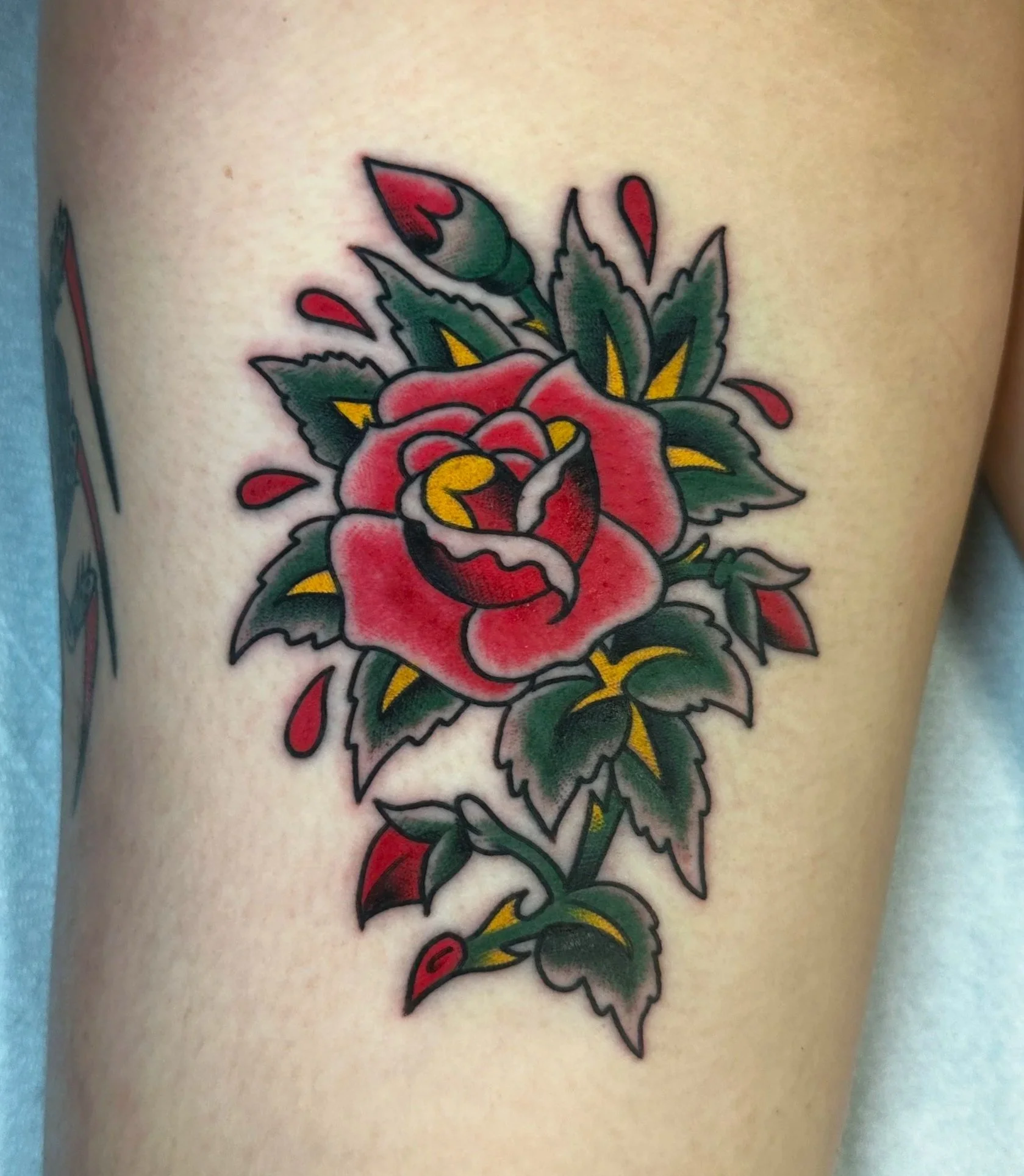 American traditional tattoo artist Jeff Young in San Diego
