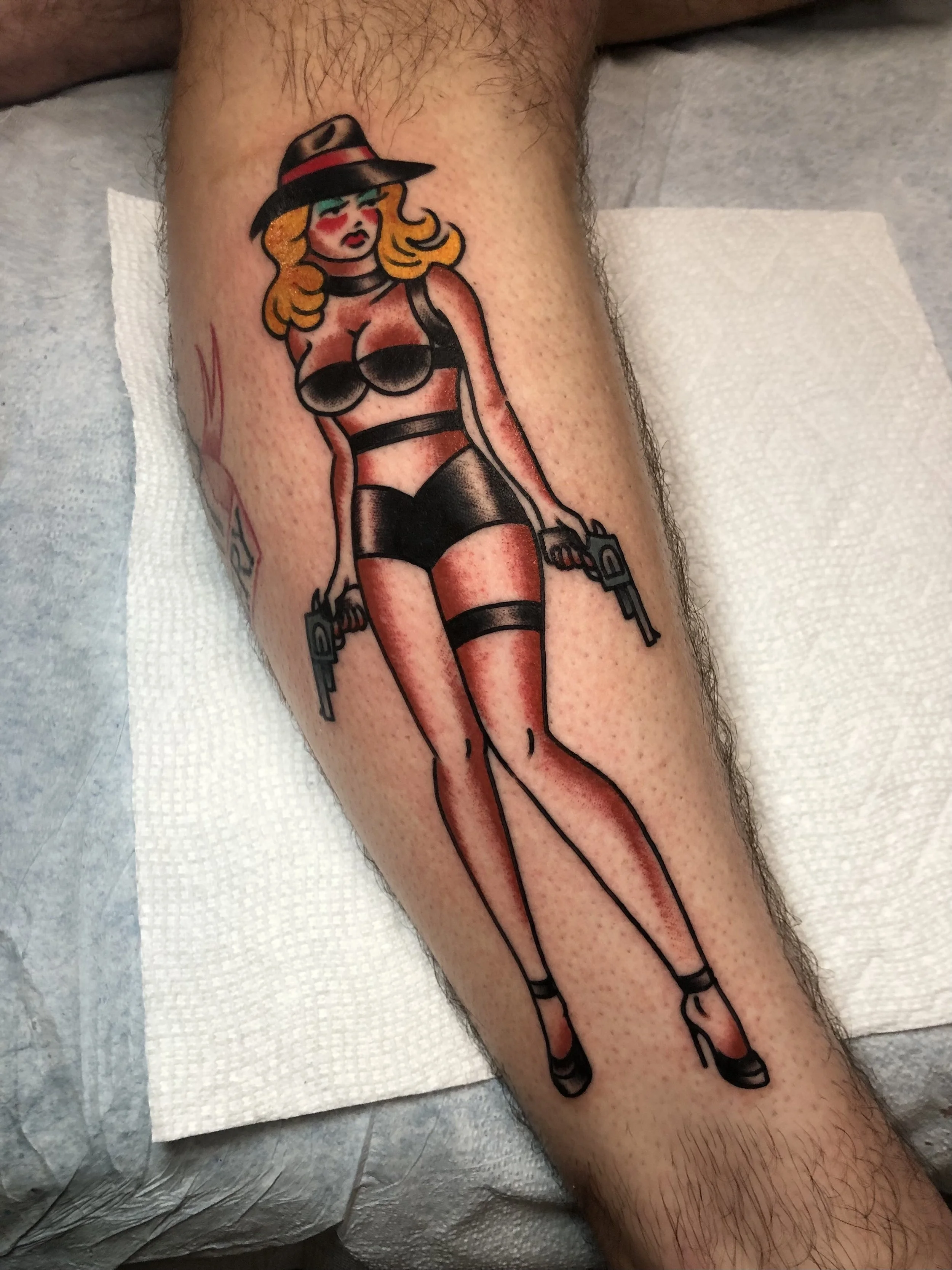 San Diego tattoo shop, traditional tattoo artist Jeff Young
