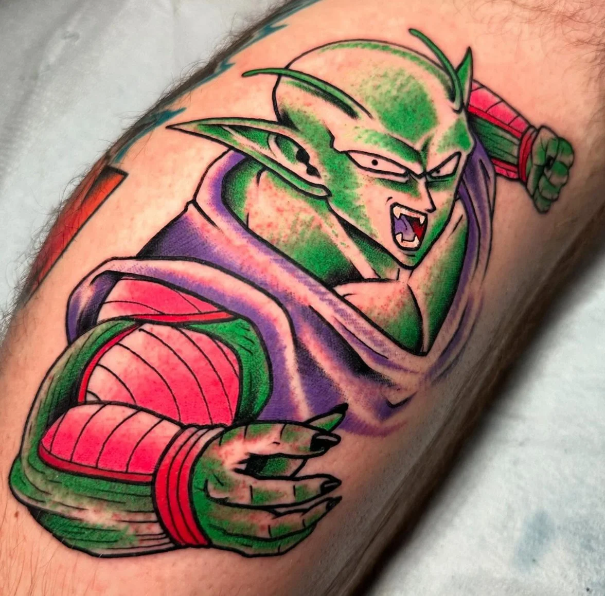 Anime tattoo artist in San Diego, Jeff Young