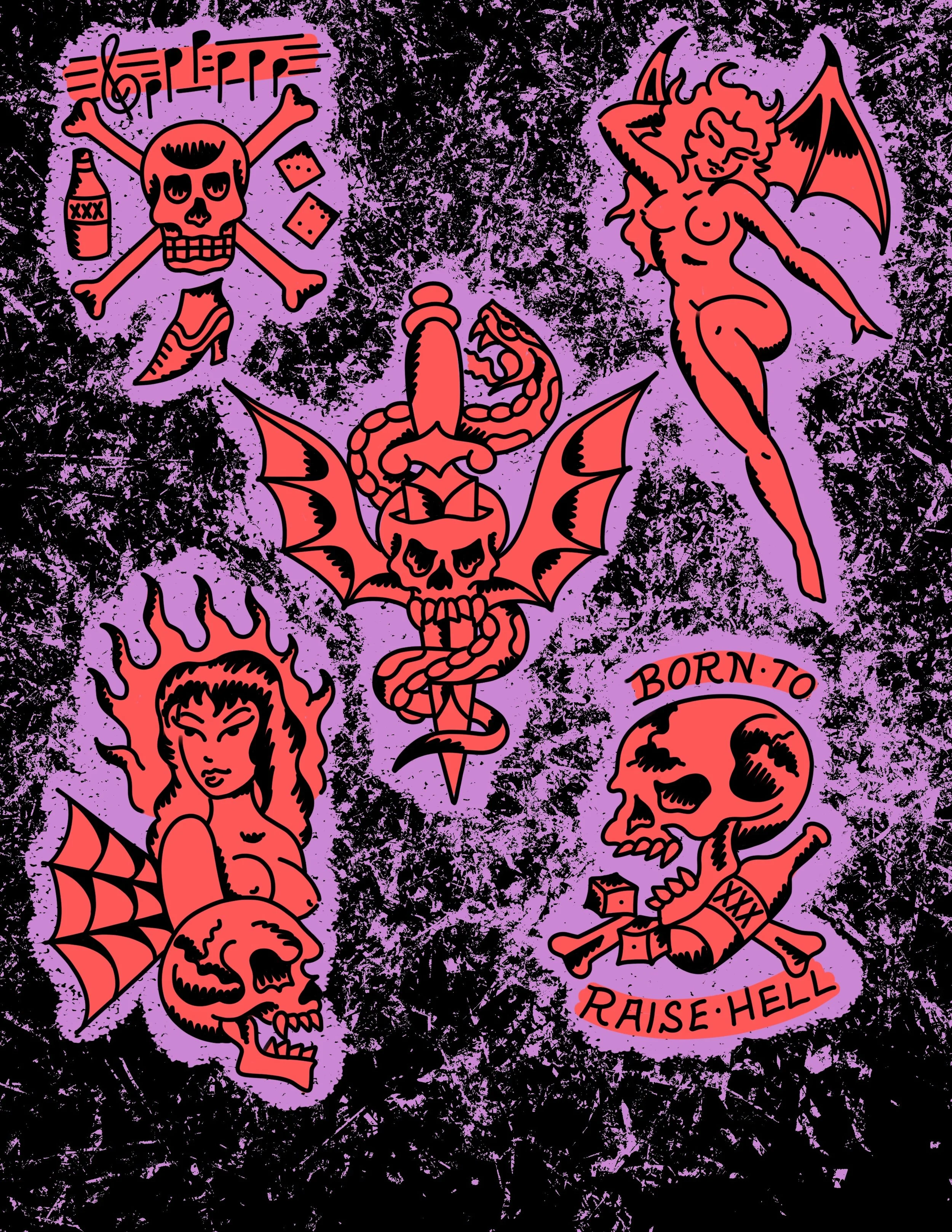 Tattoo flash NOLA
