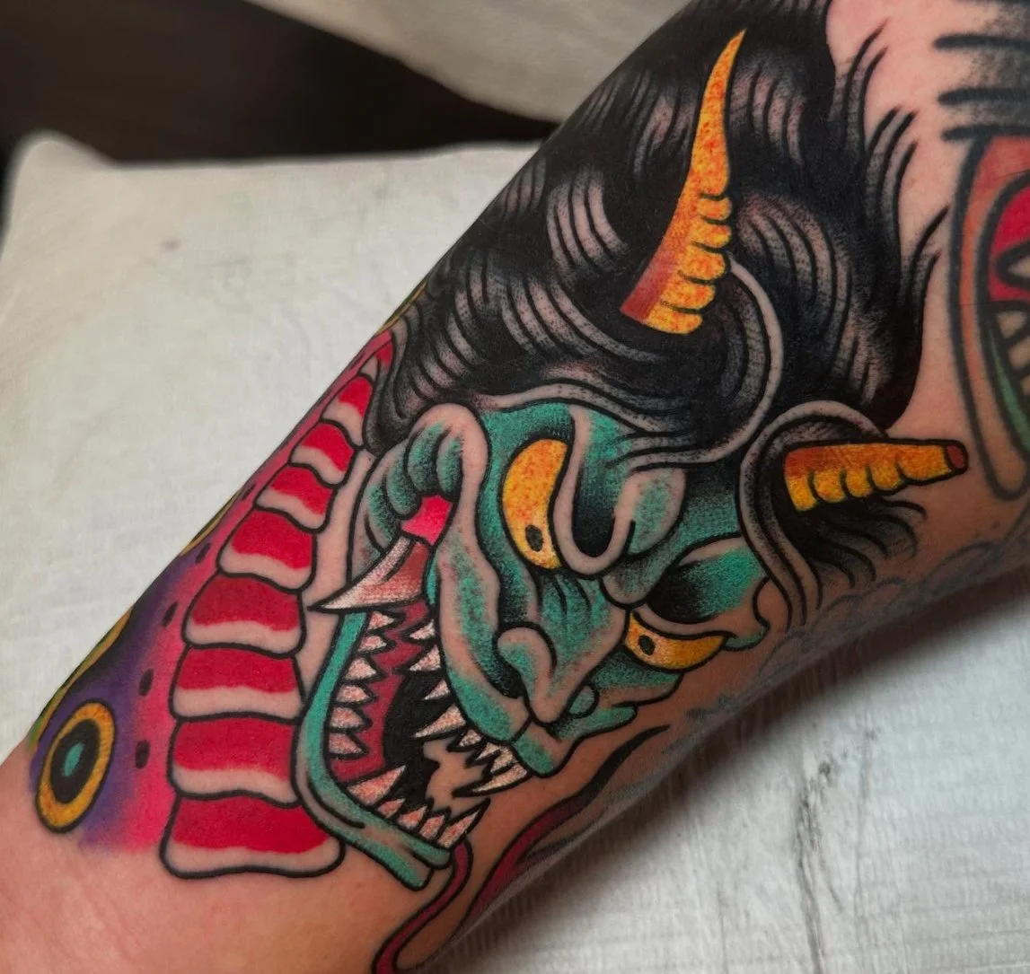 San Diego tattoo artist Jeff Young at Portside Tattoo