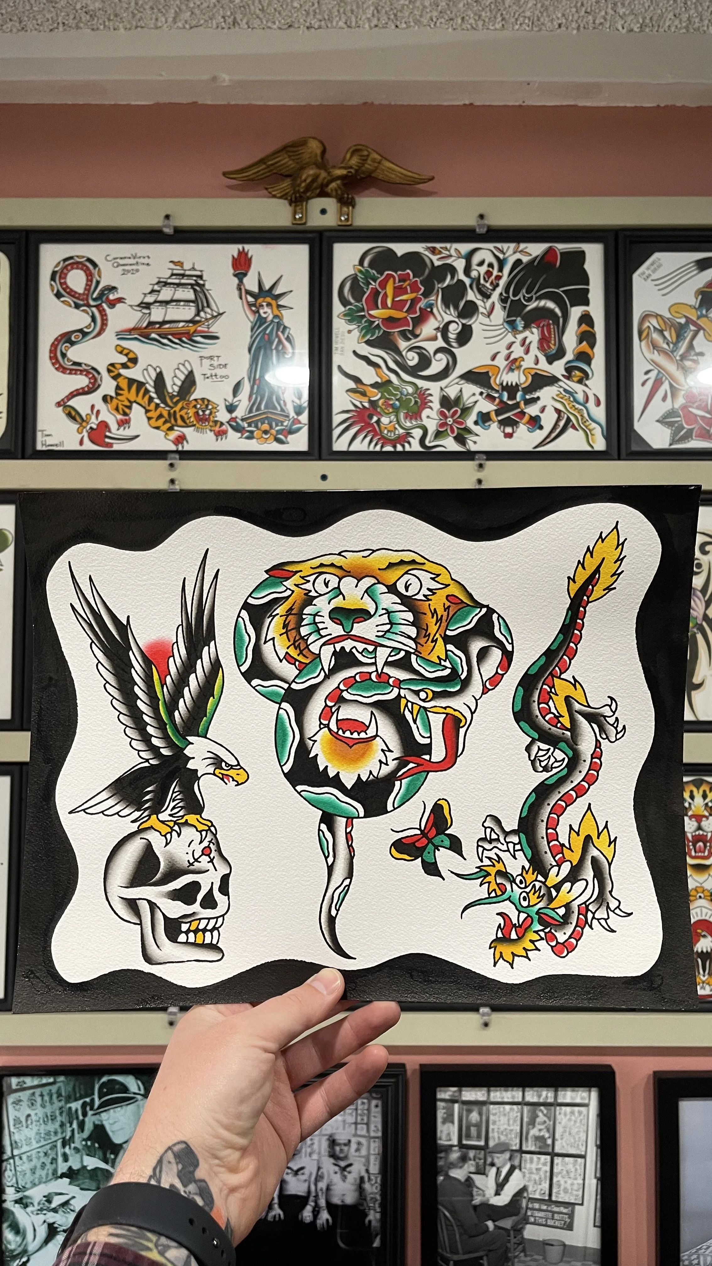 Jeff Young, professional and friendly traditional tattoo artist